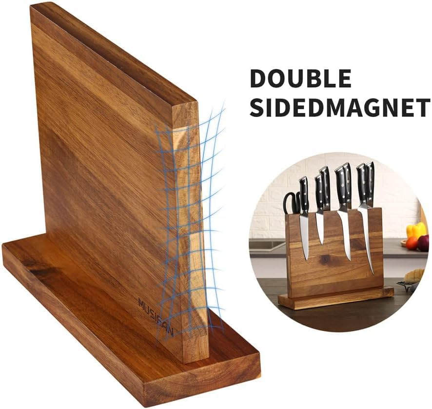 Magnetic Knife Block - Magnetic Knife Holder - Magnetic Knife Stand- Cutlery Display Stand and Storage Rack image number 5