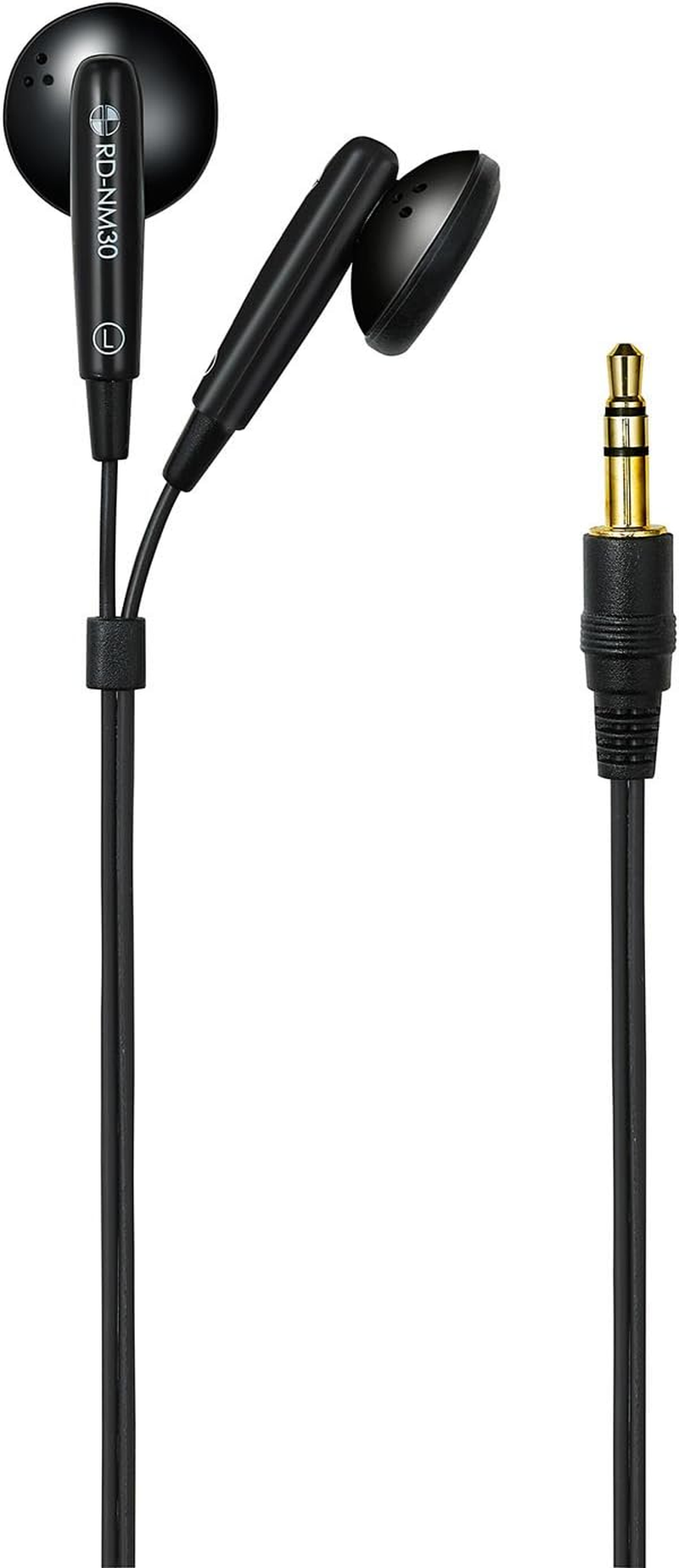 ELPA RD-NM30 Stereo In-Phone Earphones, Wired 20-20, 000Hz, Approx. 9.8 Ft (3.0 M) image number 2
