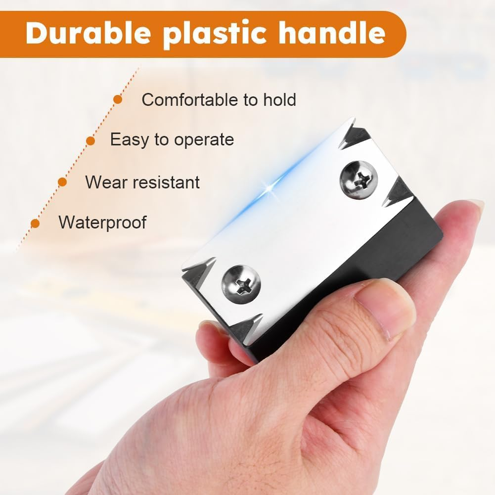 Edge Banding Trimmer,Upgraded Mini Edge Band Trimmer & Cutter,Edge Band Trimmer,Stainless Steel Blade Veneer Edge Trimmer for Woodworking, Durable Edgebanding Trimming Tool for Wood, Veneer, PVC, ABS image number 1