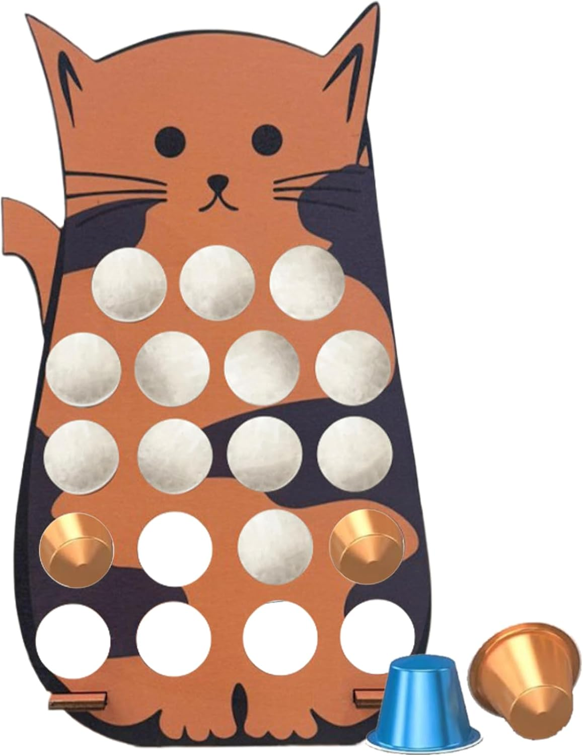 Coffee Pod Holder, Wooden Pod Rack, Coffee Bar Organizer with Premium Wood Craftsmanship and Compact Design for Espresso Capsules, Tea Bags, or Chocolate Beans, 1 Piece image number 5