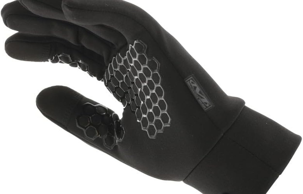 Mechanix Wear: Coldwork Base Layer Winter Work Gloves, Perfect for Layering under Gloves or Mittens, Microfleece Lined, Performance Grip, Touch Capable Gloves, for Mild Cold Weather (Black, Medium) image number 6
