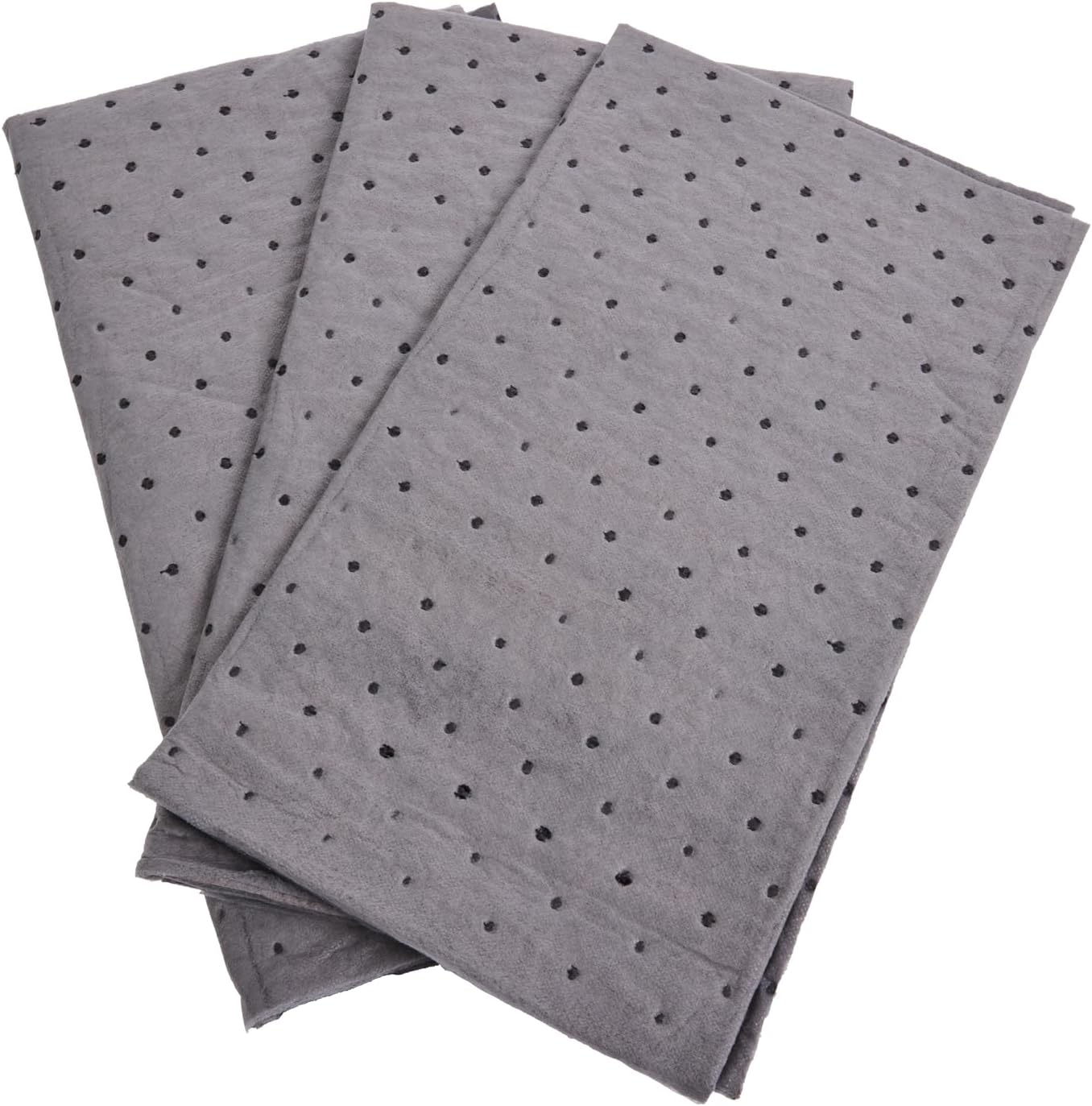 Barracade General Purpose Absorbent Pad, 410Mm X 460Mm, 3 Pack, Rapid Absorption, Recycled Material, Spill Control for Water, Oils, Solvents, Workplace & Warehouse Maintenance image number 2