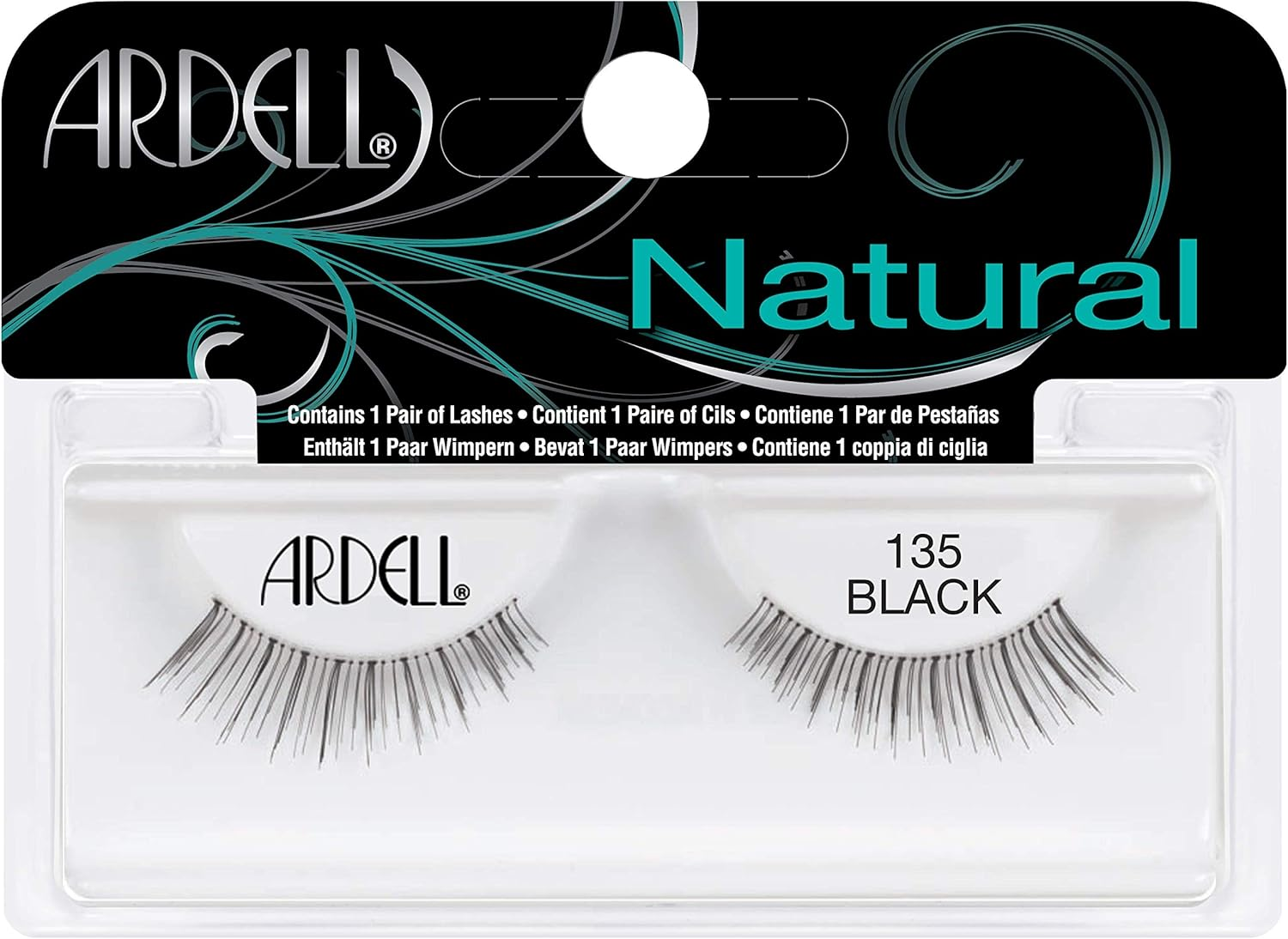 Ardell Glamour Lash #135 Black, Na, image number 1