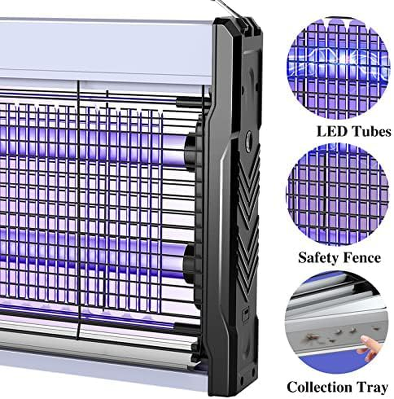 PALONE Fly Killer Electric Fly Zapper 3200V USB Port Powerful Mosquitoes Killer Lamp Hangable Bug Zapper Insect Killer for Indoor Outdoor Garden image number 2