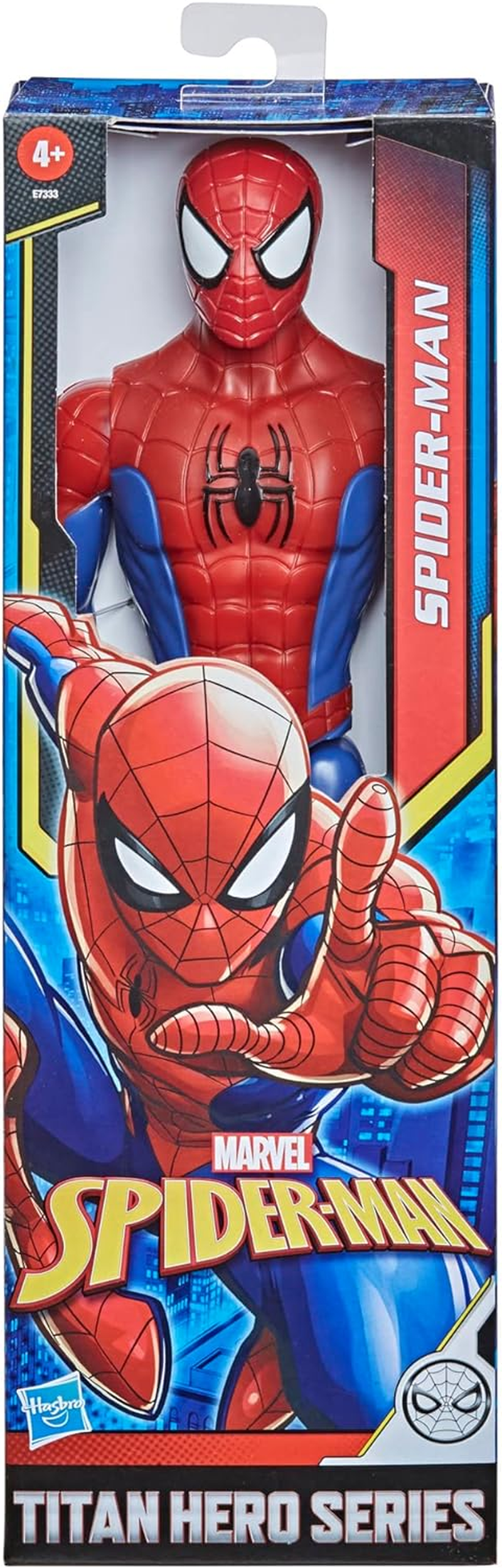 Marvel - Titan Hero Series - 12" Spider-Man - Inspired by Peter Parker Spider-Man Movie - Action Figure and Toys for Kids - Boys and Girls - Ages 4+