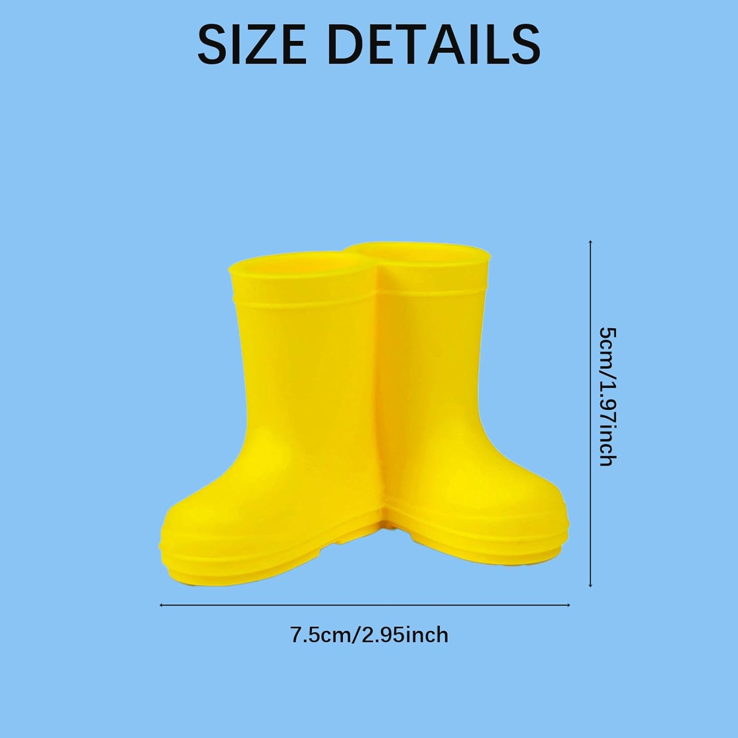2 Pack Rain Boot Toothbrush Holder image number 2