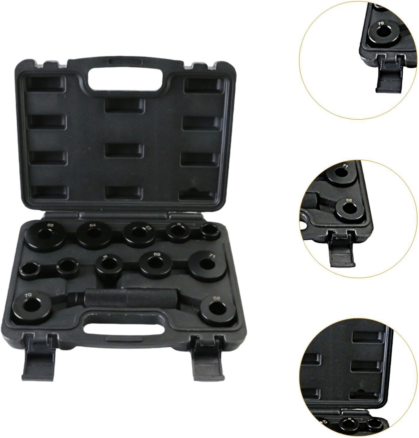 Vaveren Bushing Driver Tool Kit Remover Tools, T-0220-700R4,Professional Efficient Main Sleeve Driver for 700-R4 4L60 4L60E 4L65E image number 6