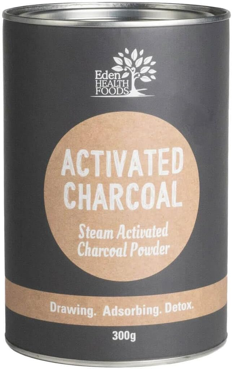 Eden Healthfoods Steam Activated Charcoal 300 G, 0.41 Grams