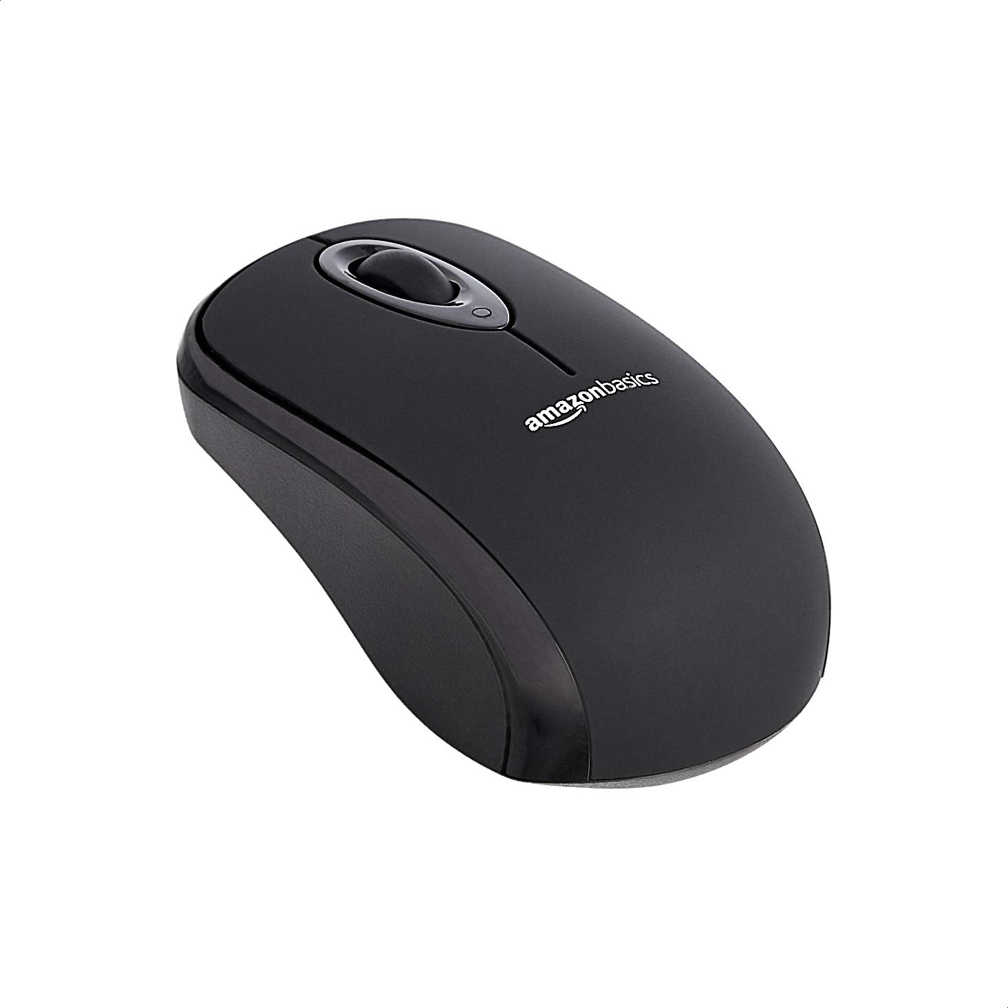 Amazon Basics Wireless Computer Mouse with Nano Receiver - Blue