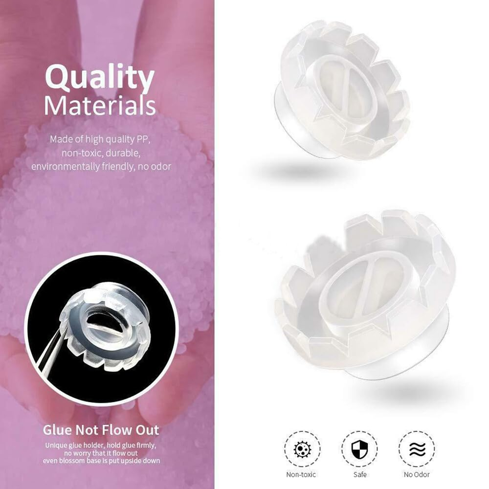 Eyelashes Glue Holder Blossom Cup Ring Eyelash Extension Adhesive Stand image number 2