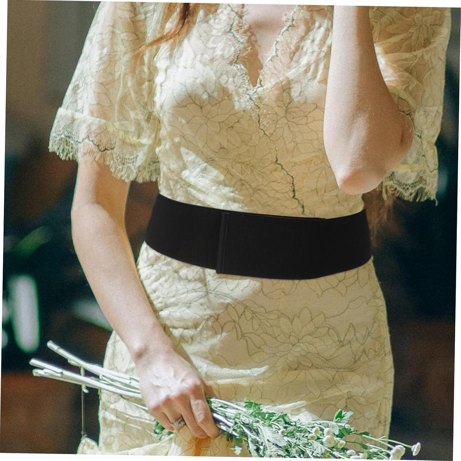 Girdle Band Women Shirts Tuck Band Belt Tuck for Shirts Shirt Tops Elastic Cropped Top Women Dress Elastic S Womans Tool Cloth image number 6