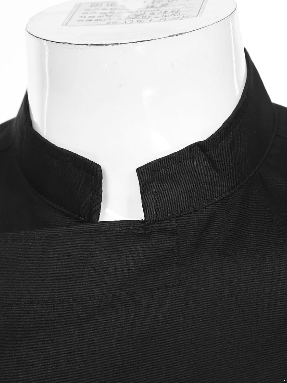 Loodgao Adult Mens Short Sleeve Chef Coat Solid Color Kitchen Cook Uniform Jacket Canteen Bakery Chef Shirts image number 5