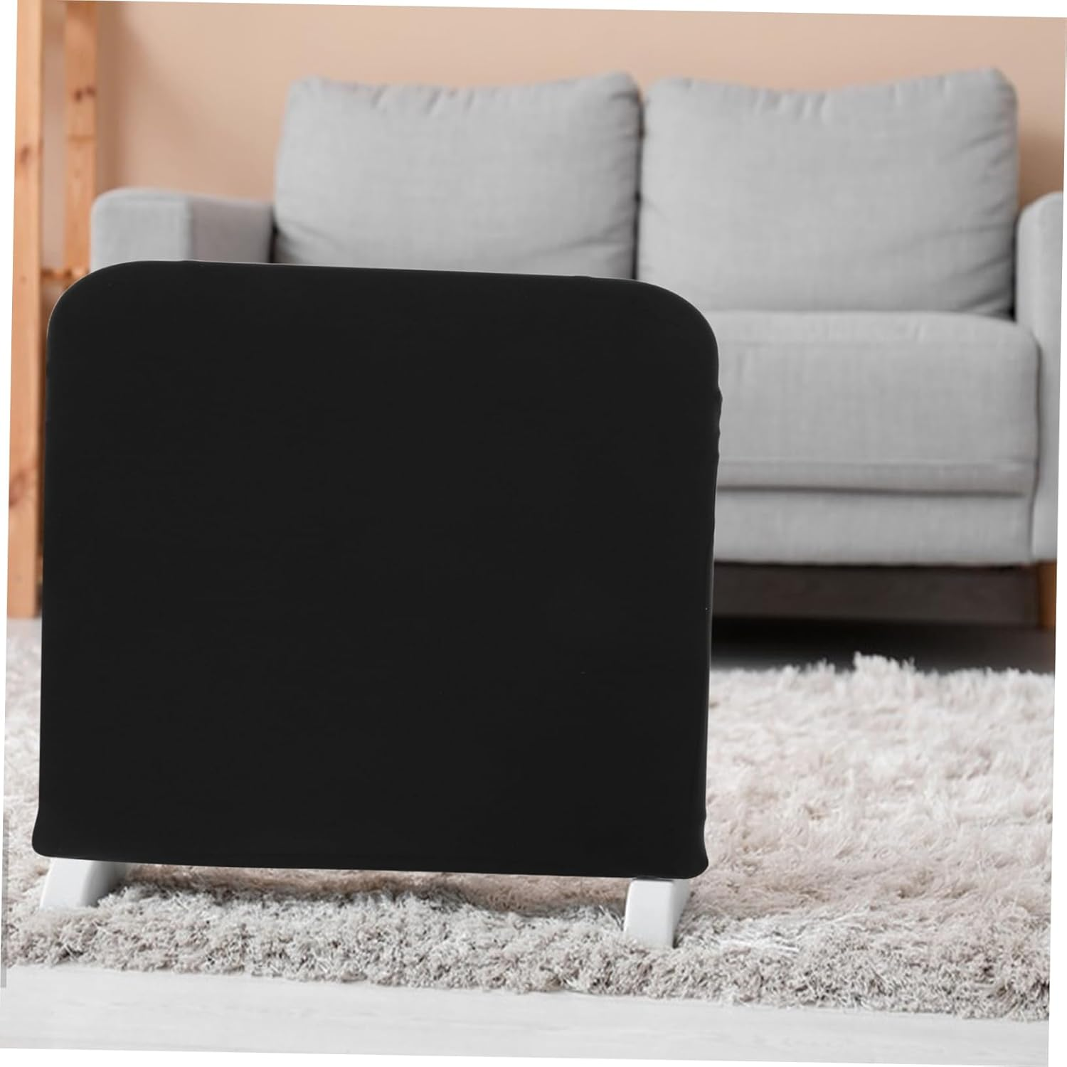 Ifundom Elastic Heater Protection Cover Fits Indoor Heaters Dustproof Radiator Cover Protector for Home Decor Black Stretchable image number 5