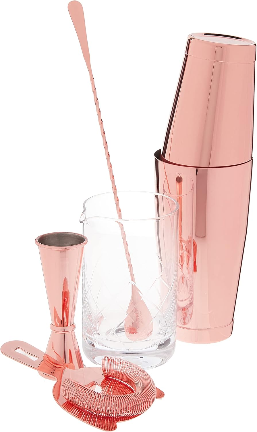 Barfly Essential Deluxe Mixing Cocktail Kit, Stainless Steel (M37131)