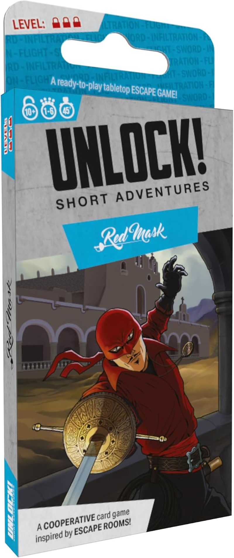 SPACE Cowboys | Unlock! Short Adventures 7: Red Mask | Escape Room Card Game | Ages 10+ | 1-6 Players | 45 Minutes Playing Time image number 4