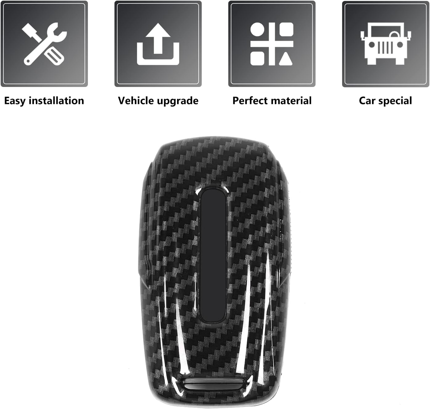 RAZPOY Key Fob Cover Compatible with for 2018-2023 Dodge RAM 1500 2500 3500 image number 1