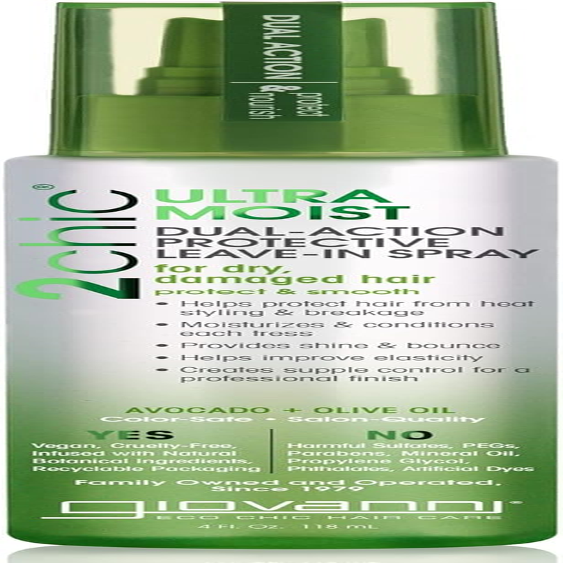 GIOVANNI 2Chic Avocado and Olive Oil Leave in Spray, 118Ml image number 5