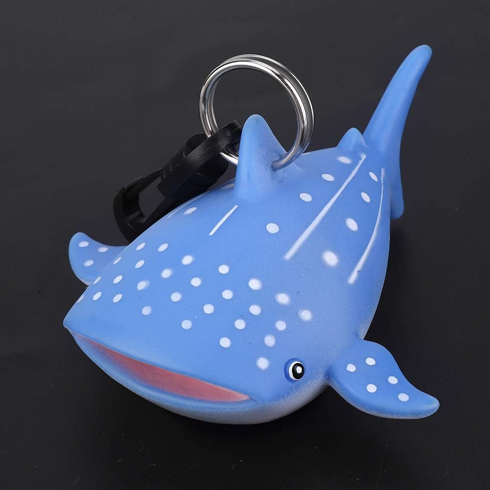 Diving Mouthpiece Cover, Cute Cartoon Shark Scuba Diving Mouthpiece Protective Regulator Dustproof Cover Scuba with Clip Regulator Holder, Scuba Diving Accessories (Whale Shark) image number 5