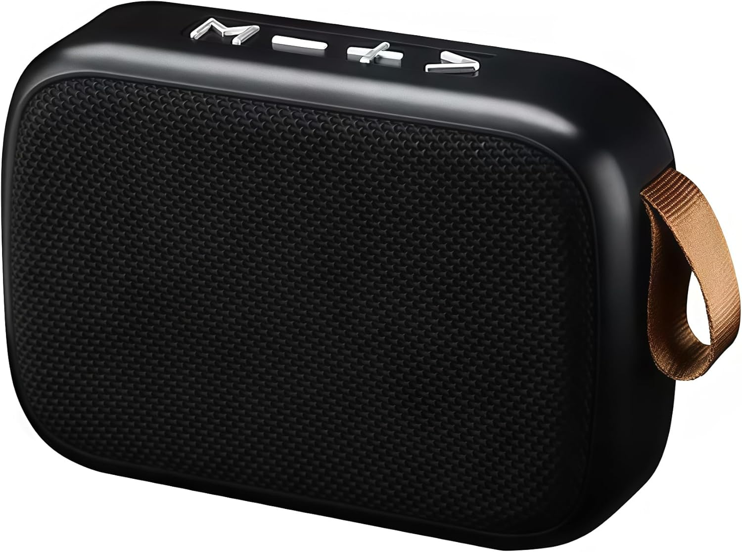 Mini Speaker, Subwoofer, Portable Wireless Speaker with Memory Card Support, Hand Strap, Black image number 4