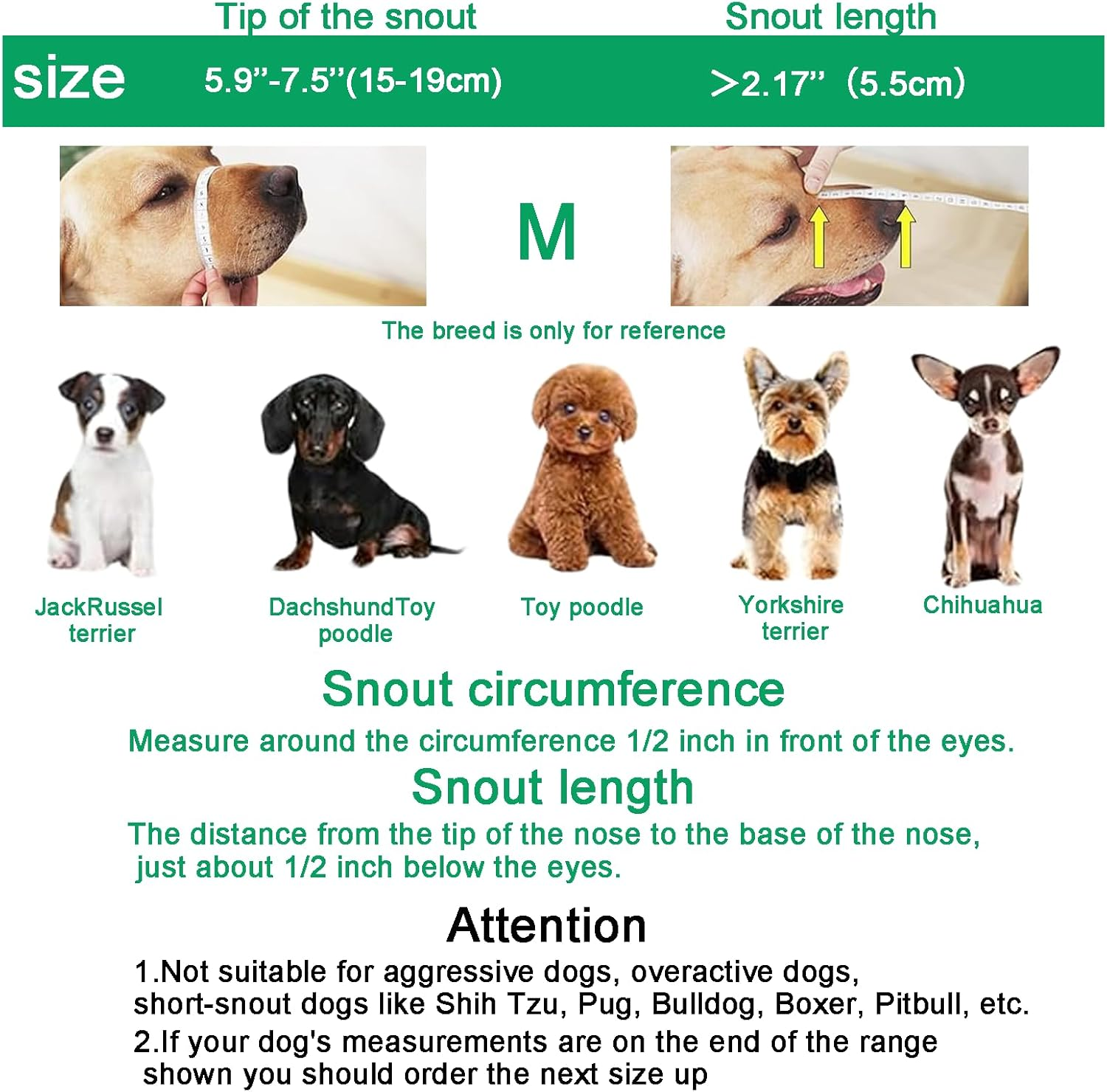Hrenvaxil Muzzle, Anti-Bark Dog Muzzle, Adjustable Comfortable Breathable Mesh Muzzle for Small and Medium Dogs, Secure Fit for Safe Breathing and Drinking (Black)