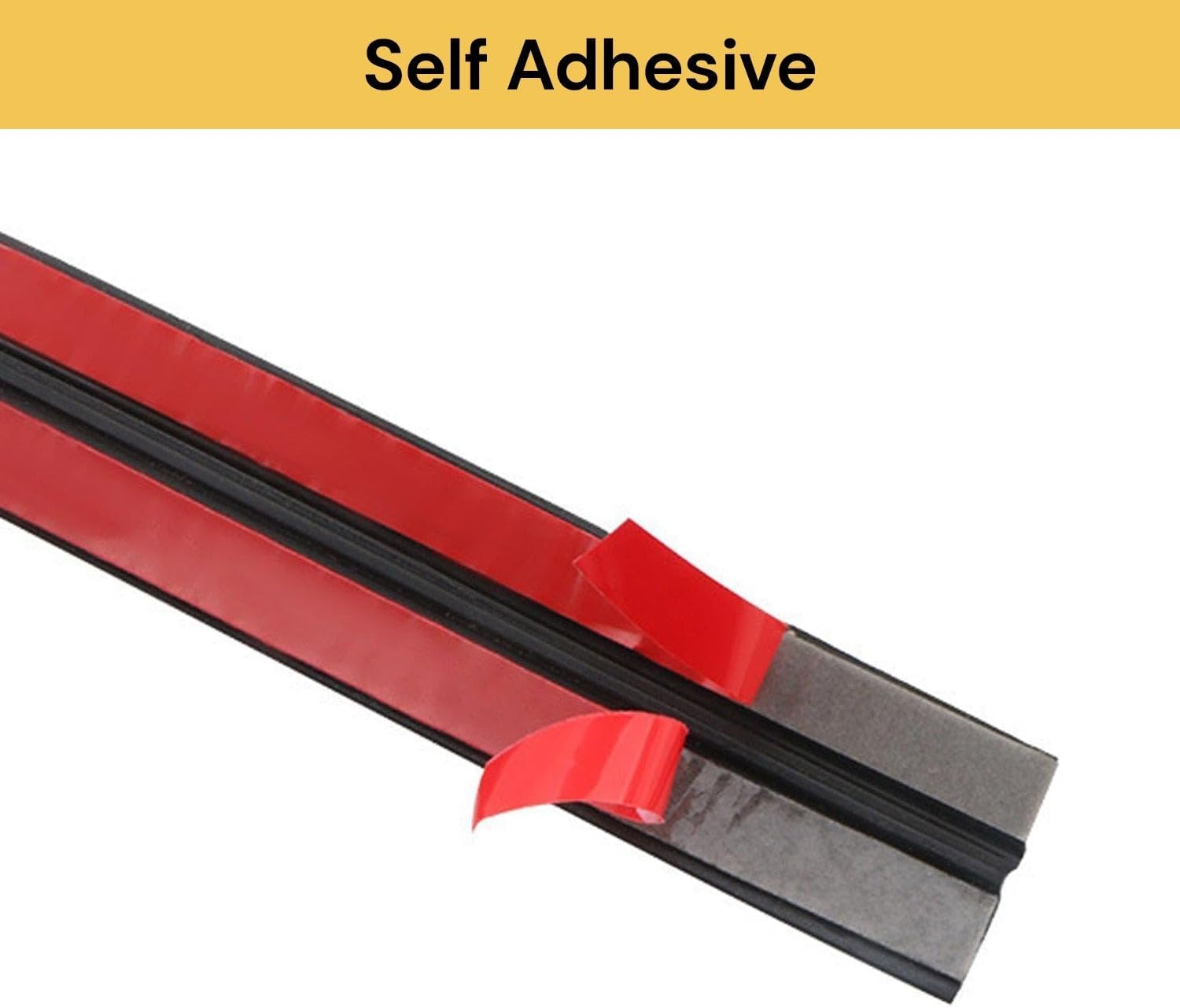 2M Universal Windshield Seal Strip, 14Mm Weather Strip Adhesive Automotive Car Edge Protector, Car Door Rubber Seal Stripping for Car Front Rear Sliding Doors, Trucks (2M)