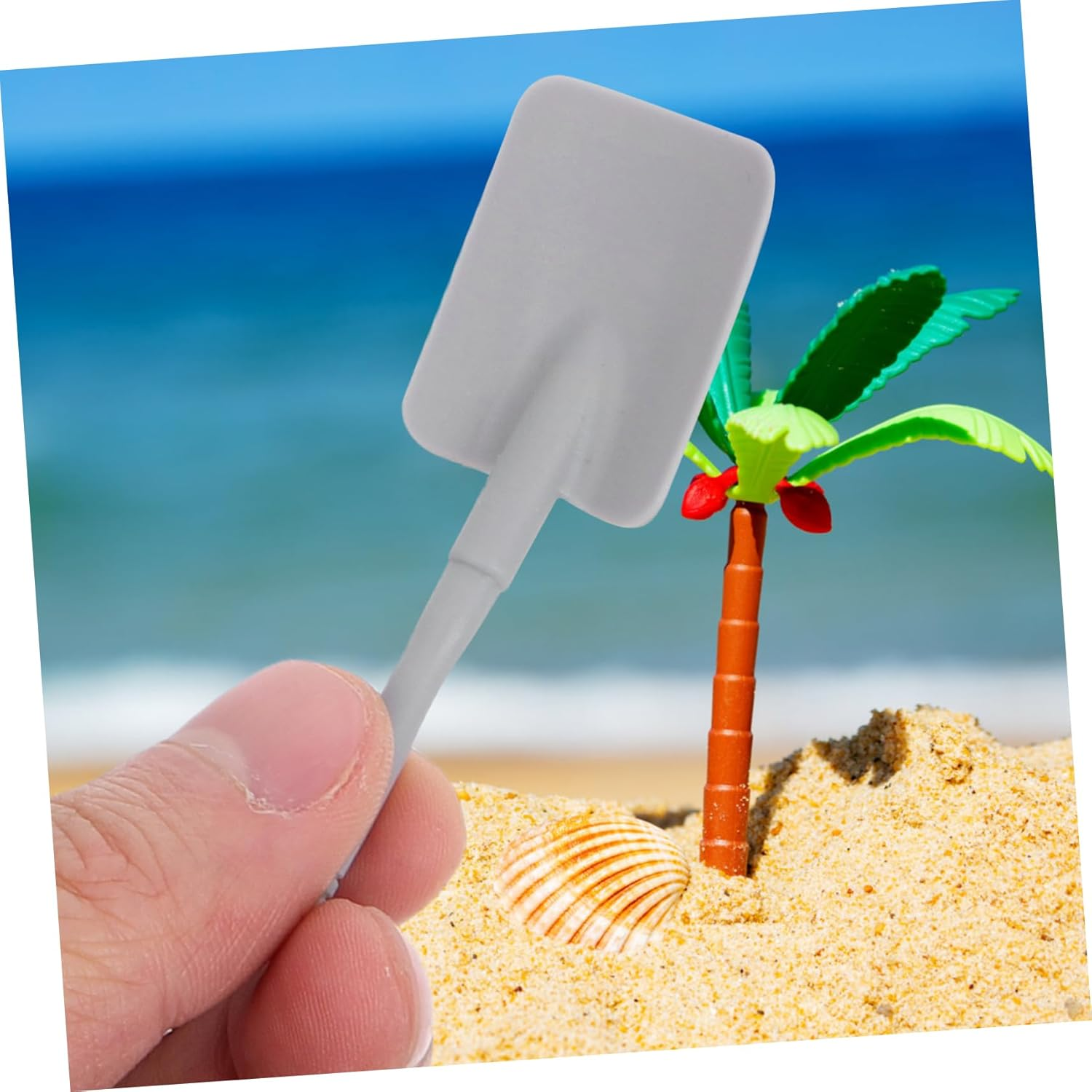 KICHOUSE 10Set Boys and Girls Garden Toys Set Thatch Rake Beach Shovel Small Bucket for Gardening Play image number 3