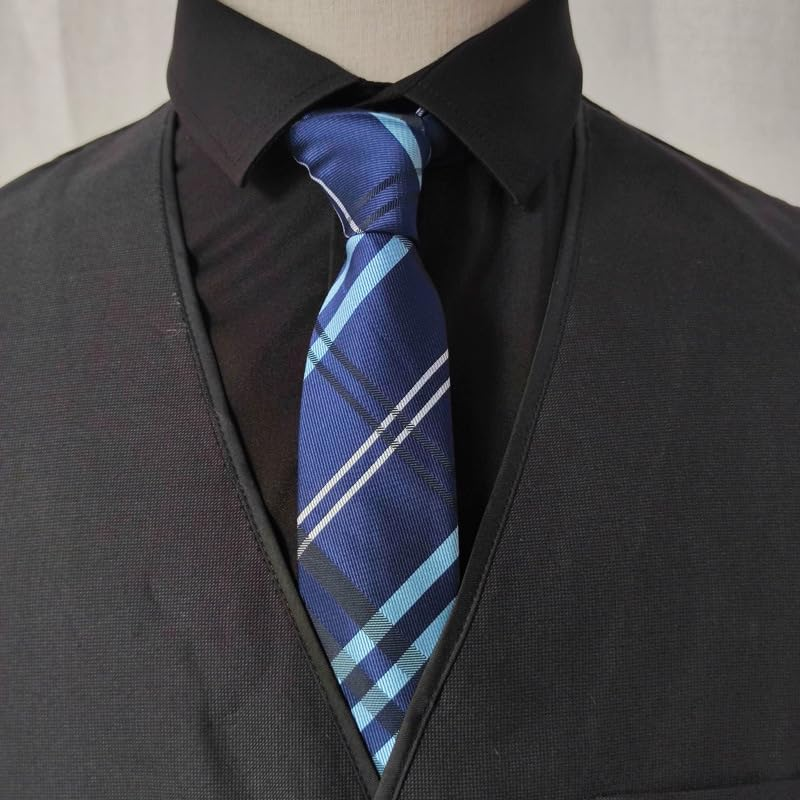Exquisite Plaid Check Woven Microfiber Men'S Tie image number 3