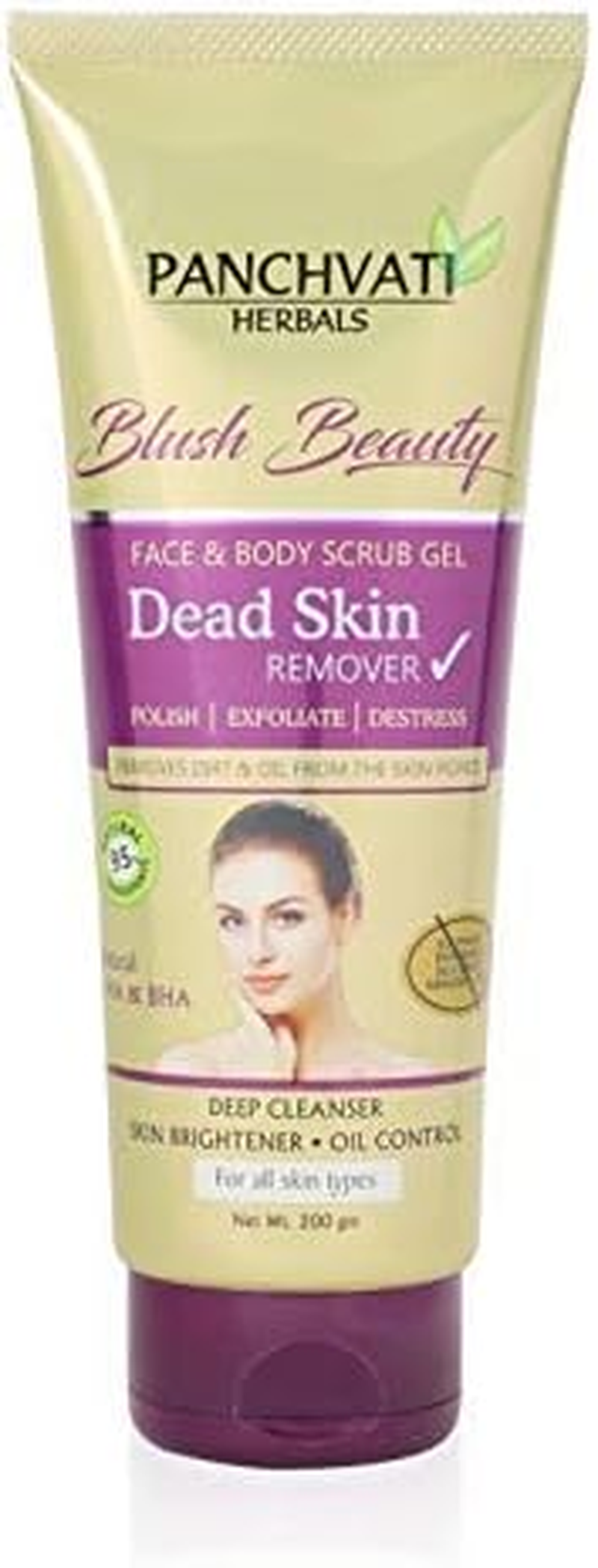 Panchvati Face & Body Scrub Gel - 200 Ml image number 2