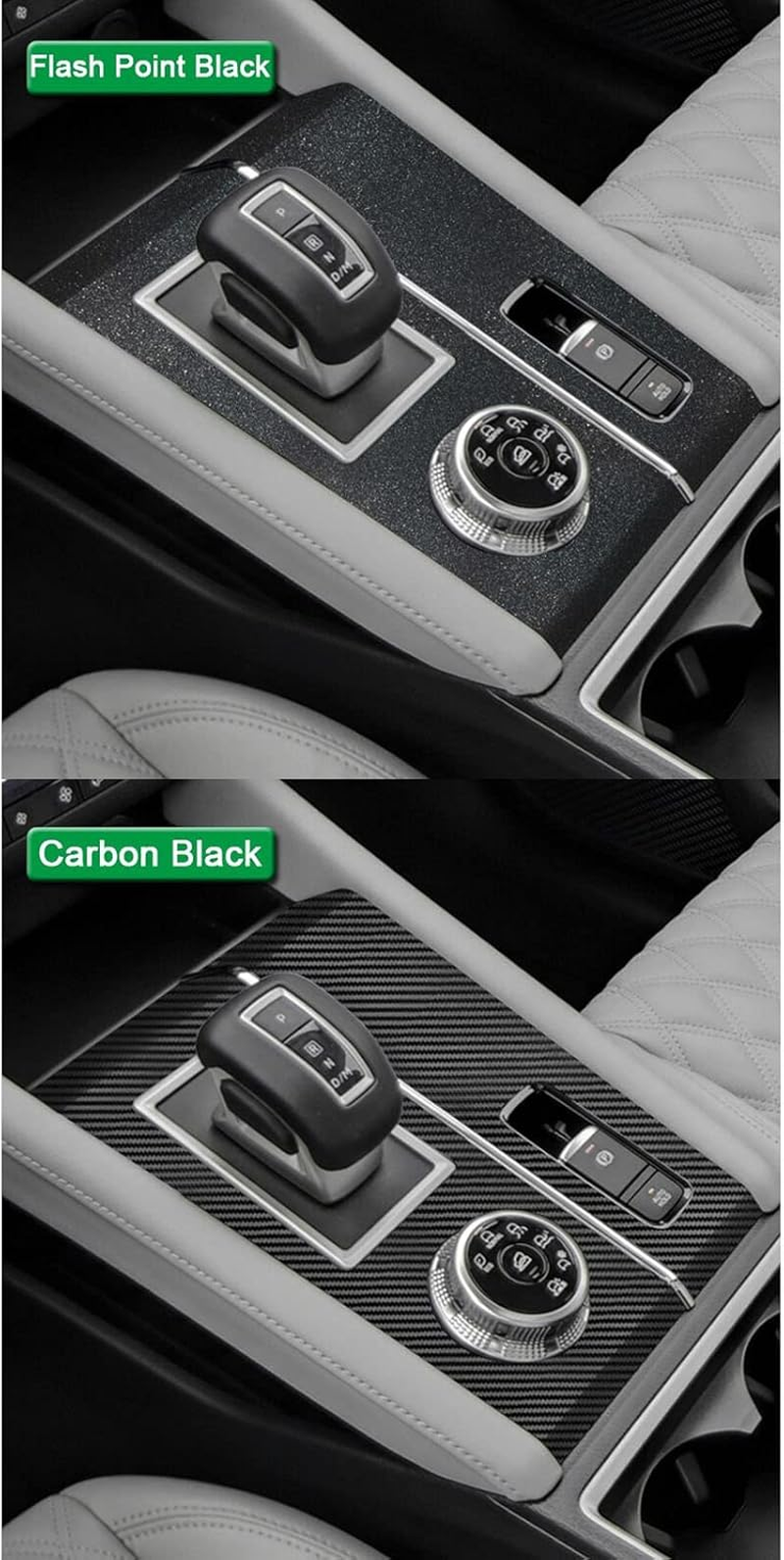 Panel Frame Cover, Carbon Fiber Gear Panel Cover, Center Console Panel Cover Trim for Mitsubishi Outlander 2023 image number 1