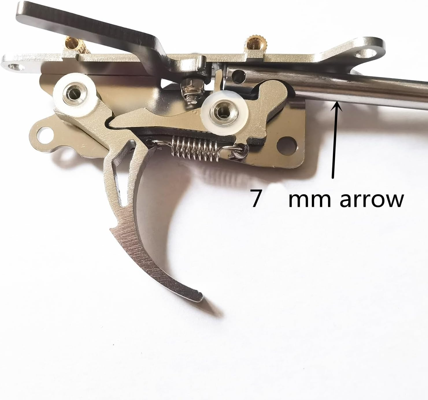 FEIXIA-105A 304 Stainless Steel Fishing Mechanism Submersible Amphibious Full Metal Steel 100 Pounds DIY Speargun Trigger