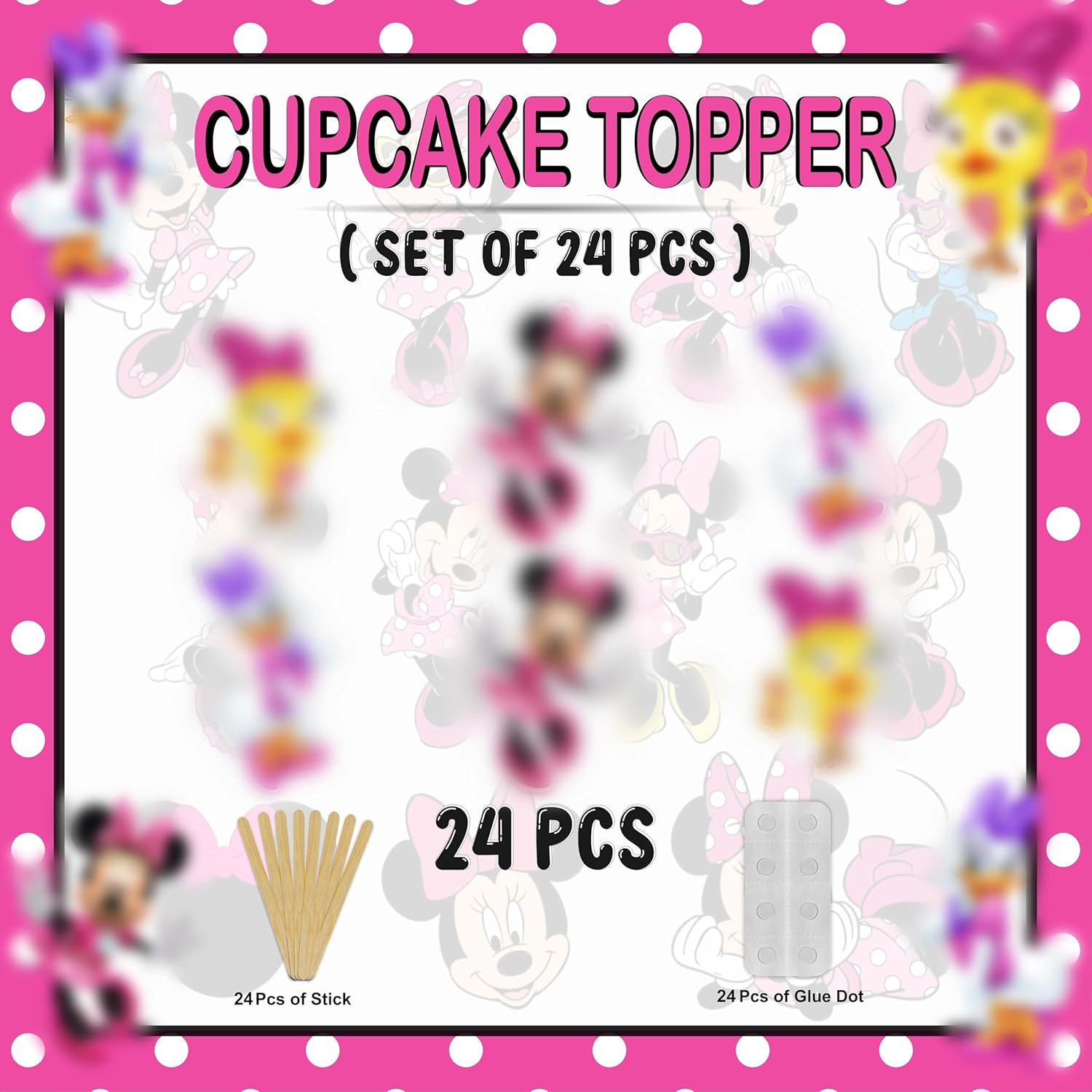 Mine Muse Cupcake Topper &ndash; Charming and Fun Dessert Decorations for Princess-Themed Birthdays and Disney-Inspired Celebrations image number 6