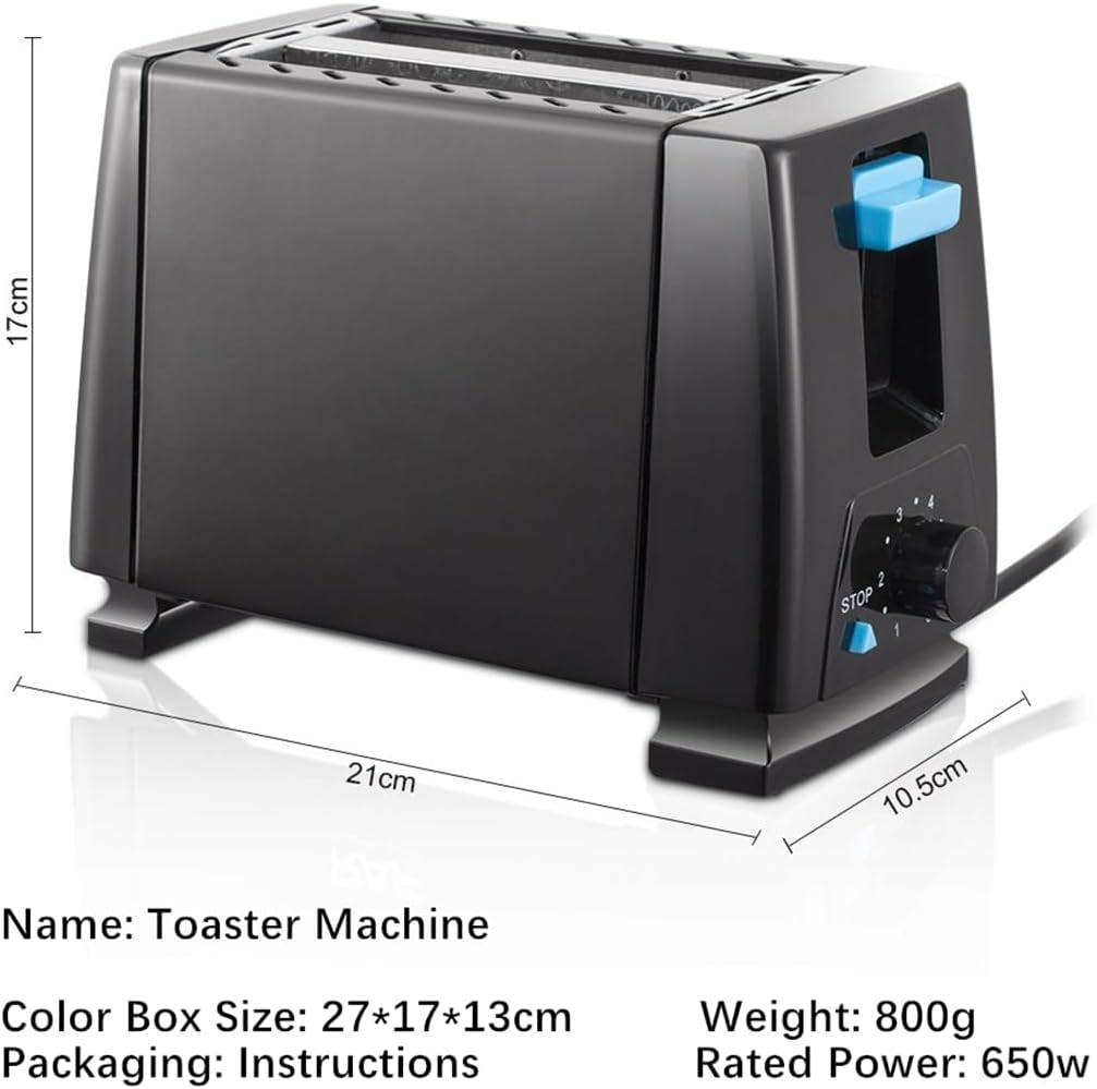 Frafuo Extra Wide Slot 2-Slice Toaster for Thick Sourdough, 6 Shade Control + Lift & Look, Removable Crumb Tray, Compact Design with Cool-Touch Housing (AU Plug) image number 5