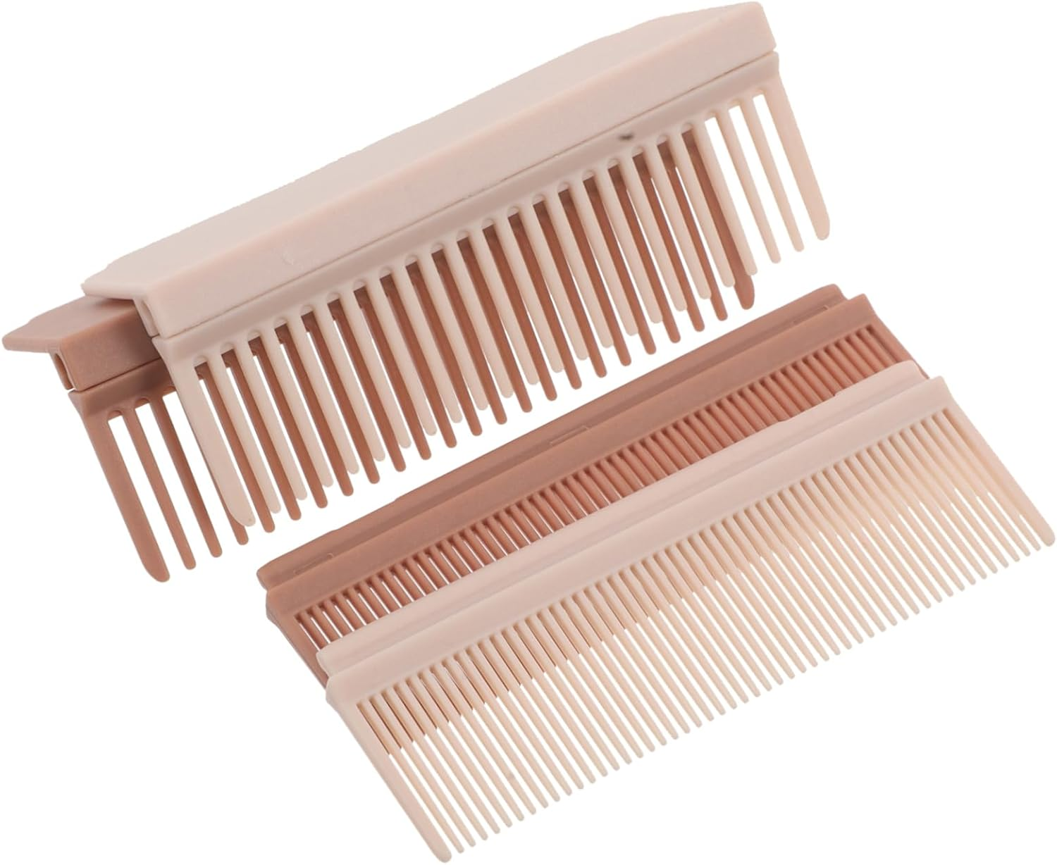 WEKADRIN 2Pcs Heat Resistant Clip Hair Straightener Attachment Comb Detangling Styling Tool for Home and Salon Use Compact Lightweight Design for Travel Carbon Fiber Material image number 1