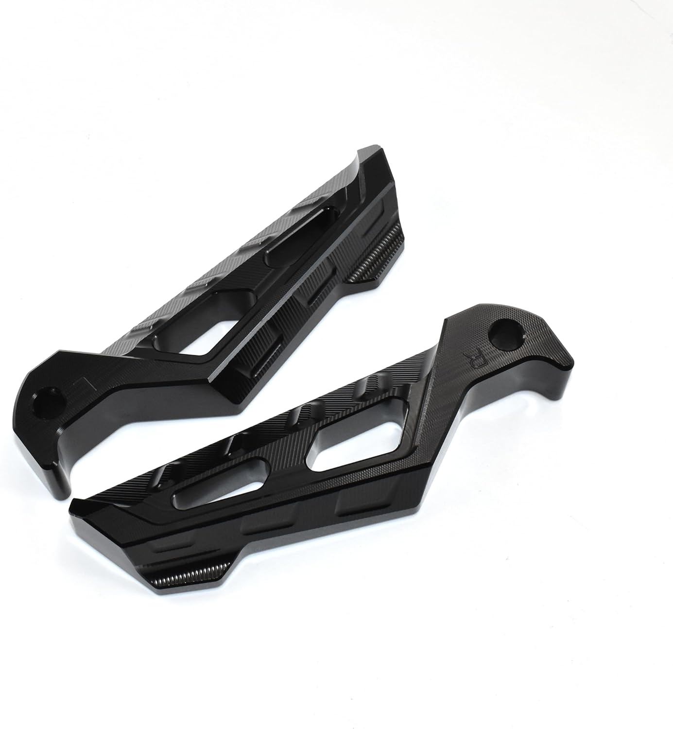 ESPEEDMTC for Yamaha R1 R1M R6 R7 Rear Foot Pegs Footstep Passenger Enlarger Pedal CNC Aluminum Footrest (Blue)