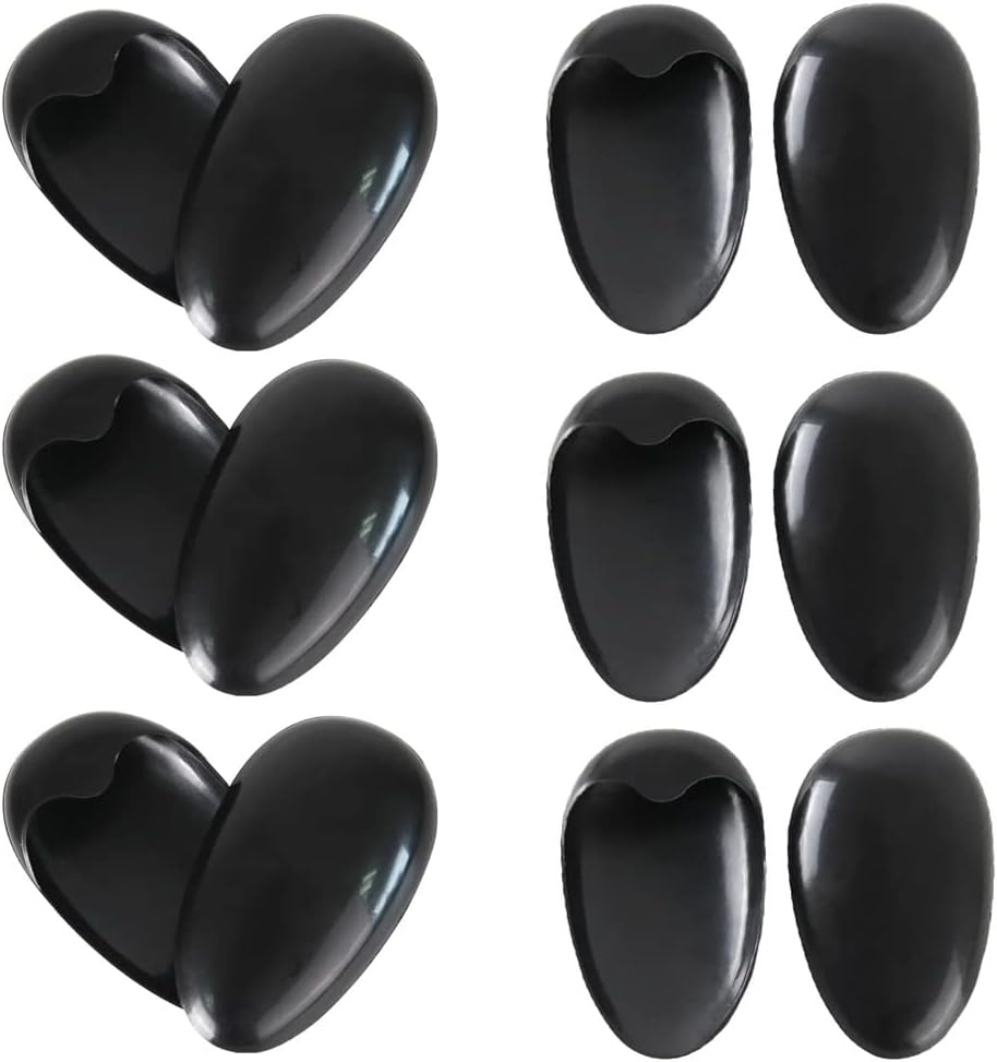 10Pairs Plastic Ear Shield Protector Coloring Ear Cover Hairdressing Dye Waterproof Ear Prtotection Earmuff for Hair Salon Women Spa image number 3