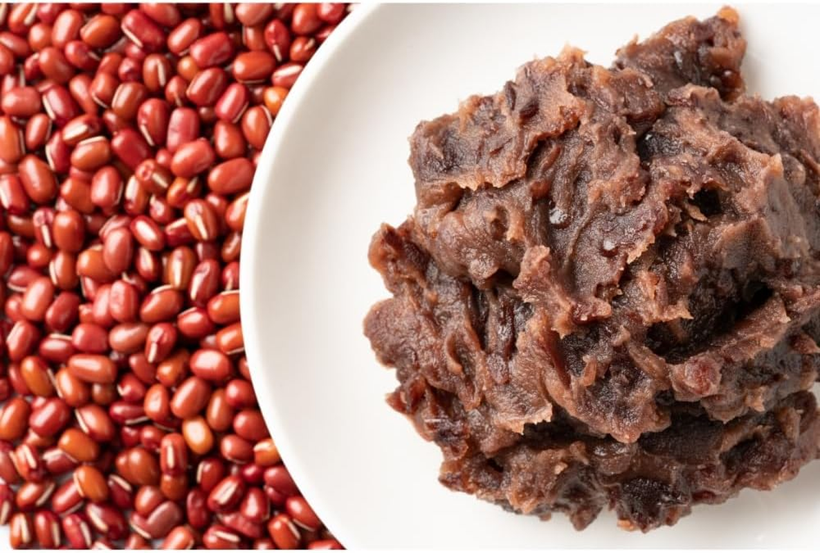 Golden Choice Sweetened Red Bean Paste Tsubu an | Traditional Asian Snack Filling for Pastries, Cookies, and Desserts | 500G image number 1