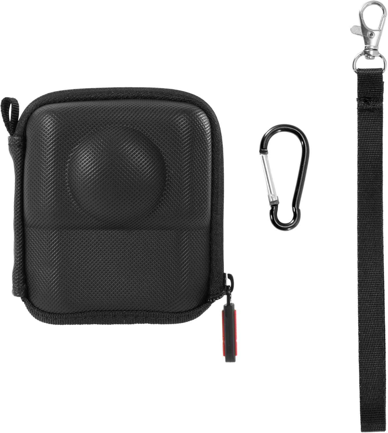 Osmo 360 Carry Case Carrying Travel Bag for DJI Osmo 360 Portable Small Storage Bag Protective Cover Hard Shell Travel Protector with Wrist Strap Carabiner for DJI Osmo 360 Accessories image number 2