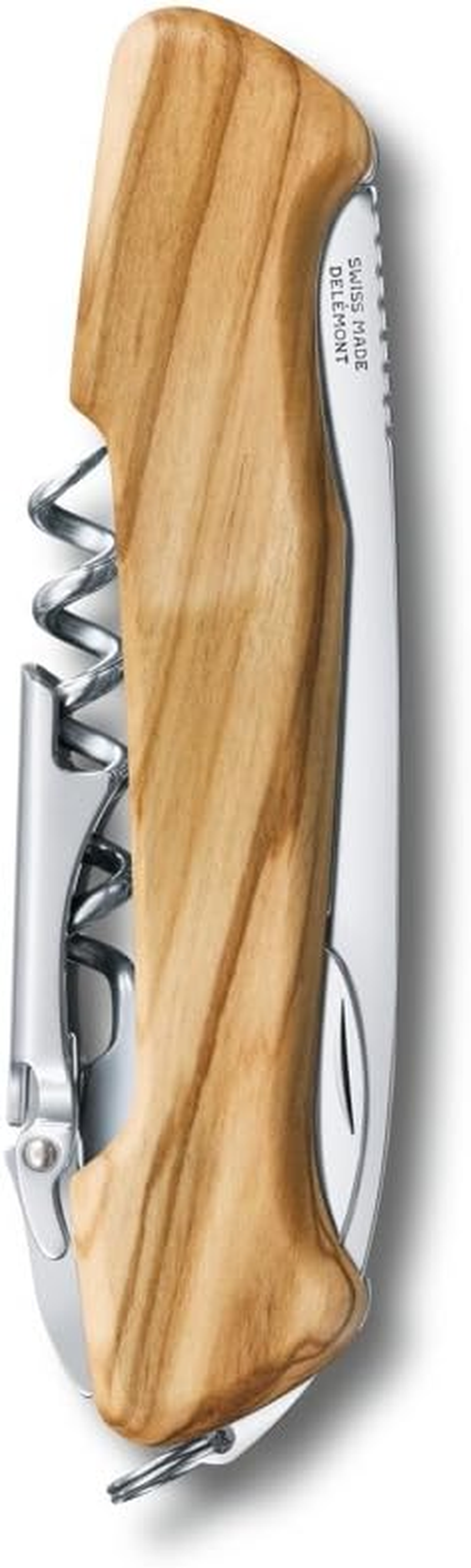 Victorinox 0.9701.64 Wine Master Olive with Pouch 130Mm for the Wine Connoisseur in Olive Wood 5.1 Inches image number 5