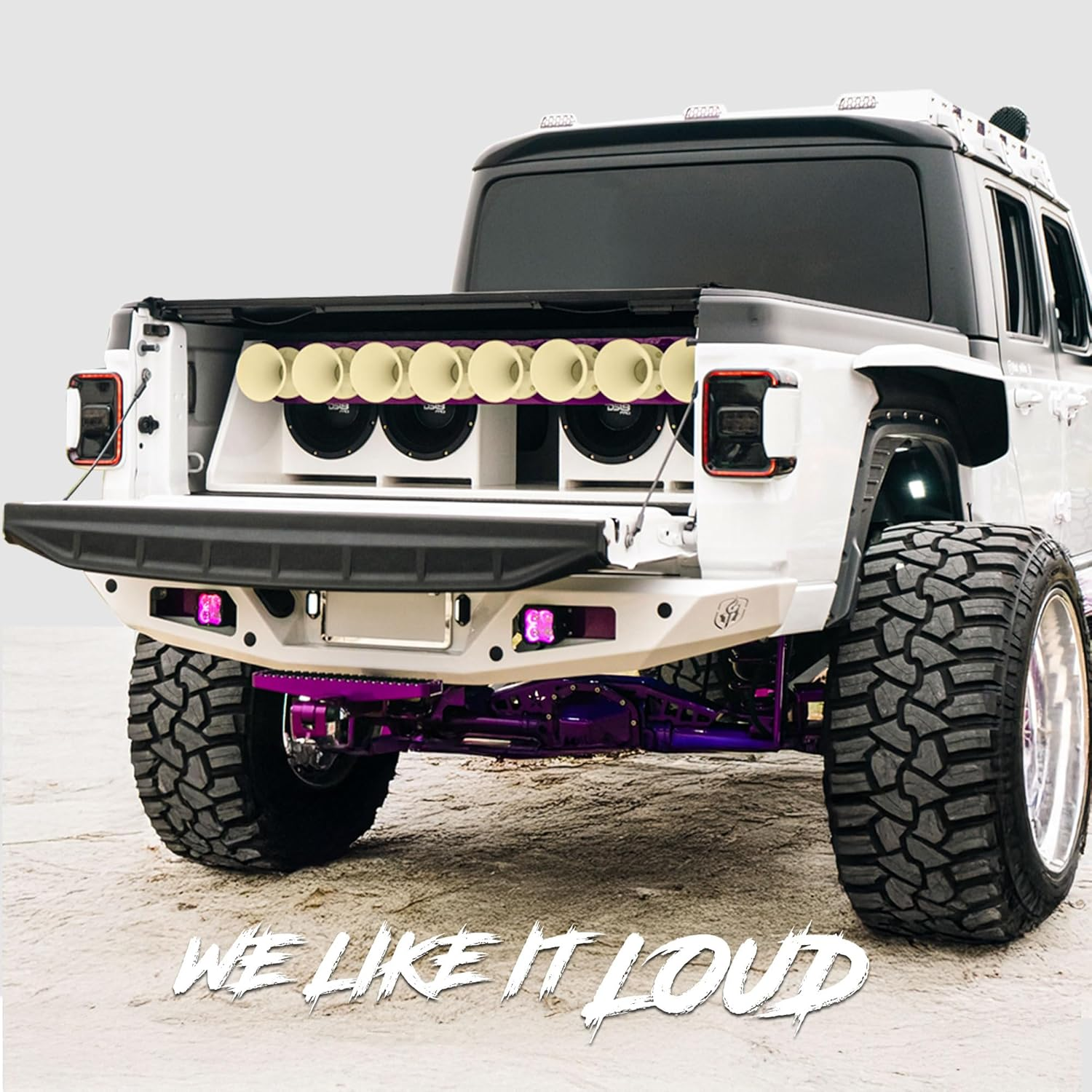 DS18 PRO-HPR/GD 2 Inch Exit Horn Waveguide, Mounting Horn Bolt on 2" No Holes, Exit Waveguide for Drivers, UV Resistant, Gold Chrome Finish image number 5