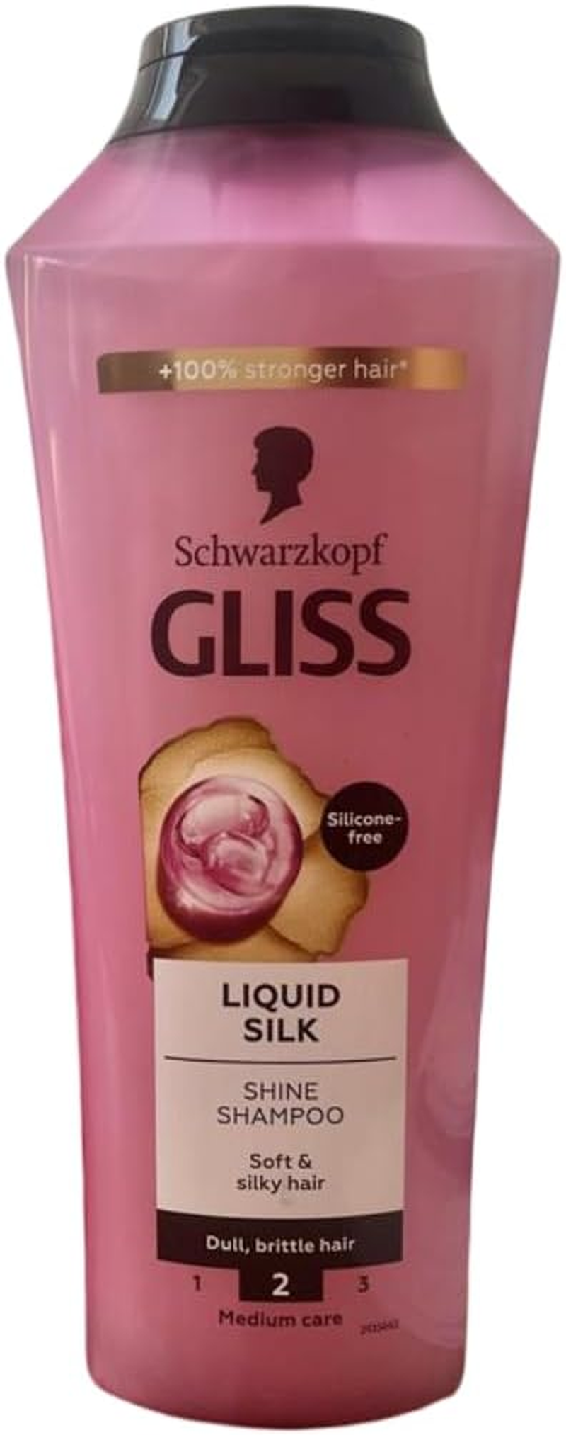 Schwarzkopf Gliss Liquid Silk Shampoo for Matte and Brittle Hair 400 Ml