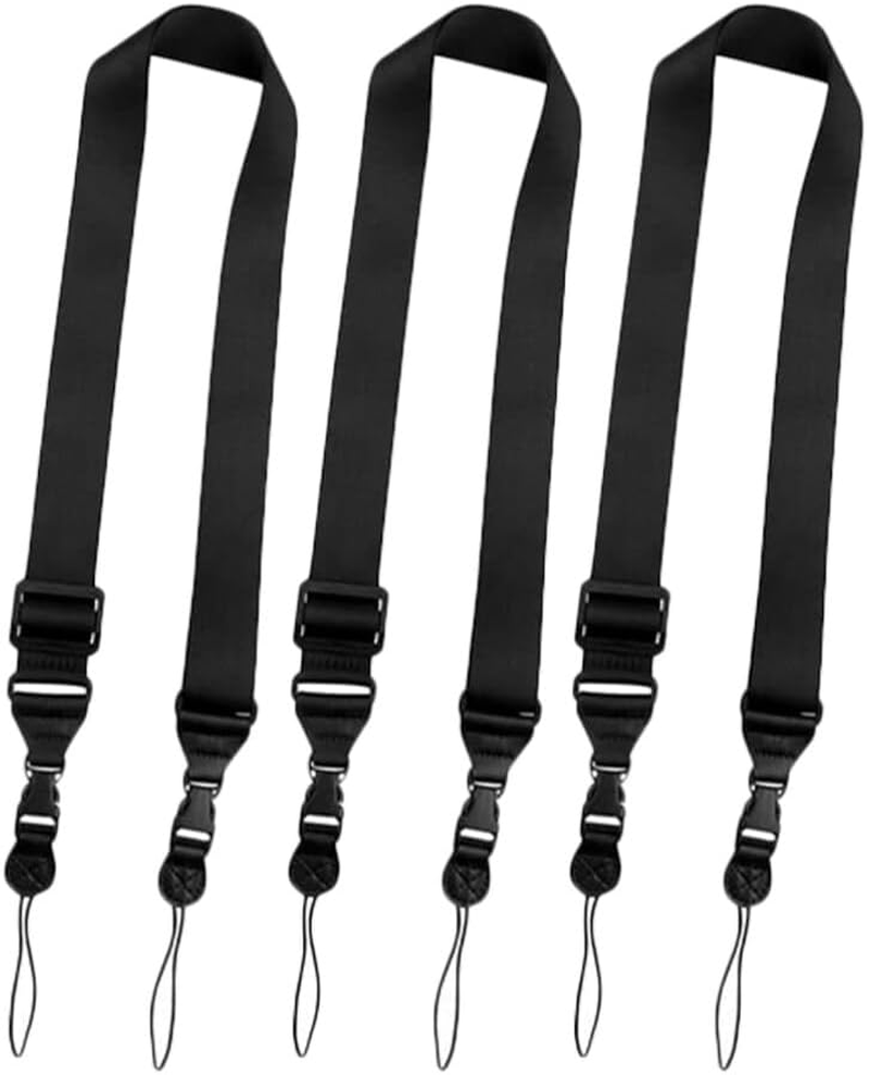 Housoutil 3Pcs Adjustable Shoulder Strap for Laptop Bag and Camera Canvas Material Buckles Comfortable Cross-Body Over-Shoulder Use for Travel and Everyday Carry