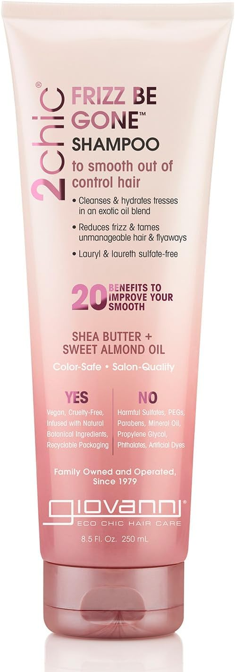 GIOVANNI 2Chic Frizz Be Gone Shampoo, 250Ml image number 2