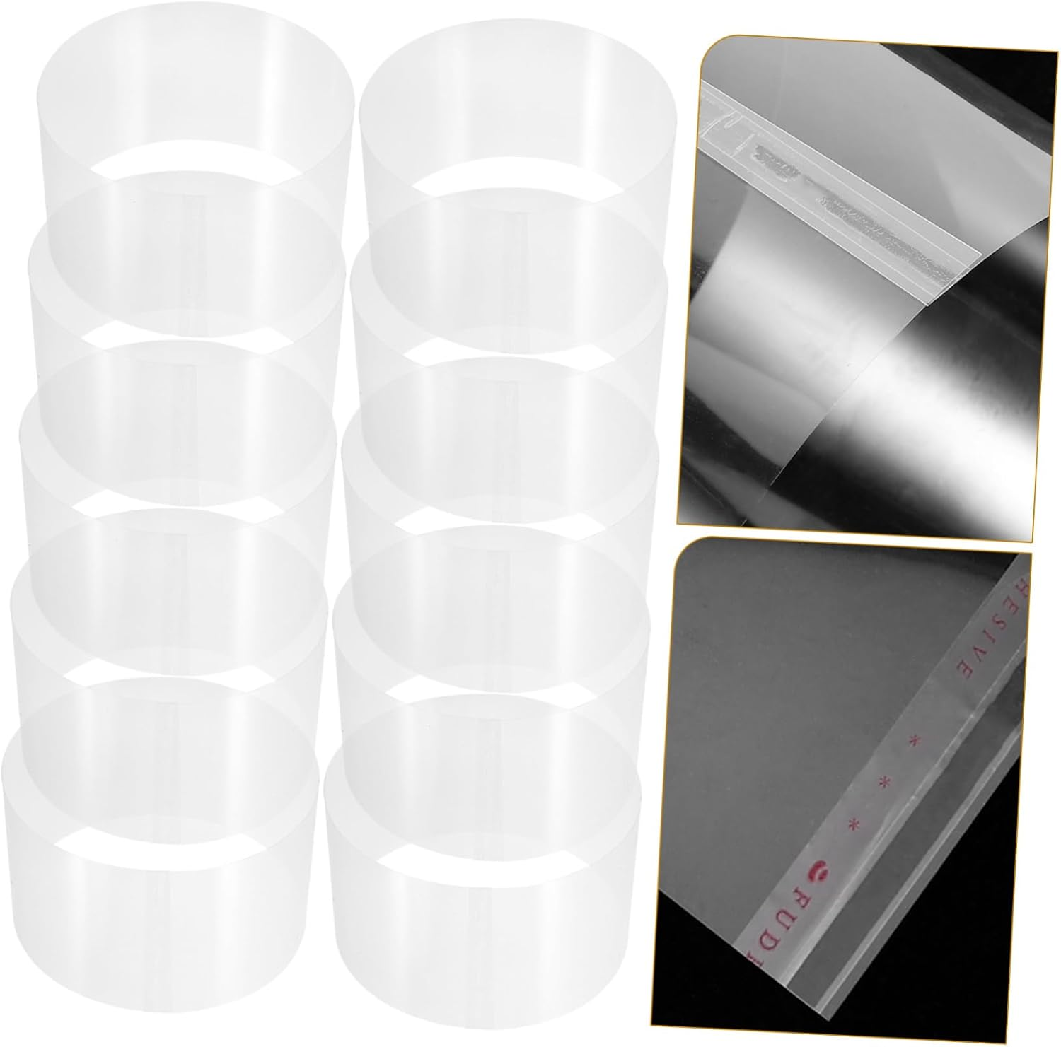 Sheets Edible Cake Decorations Self-Adhesive Cake Collars for DIY Baking Versatile image number 3