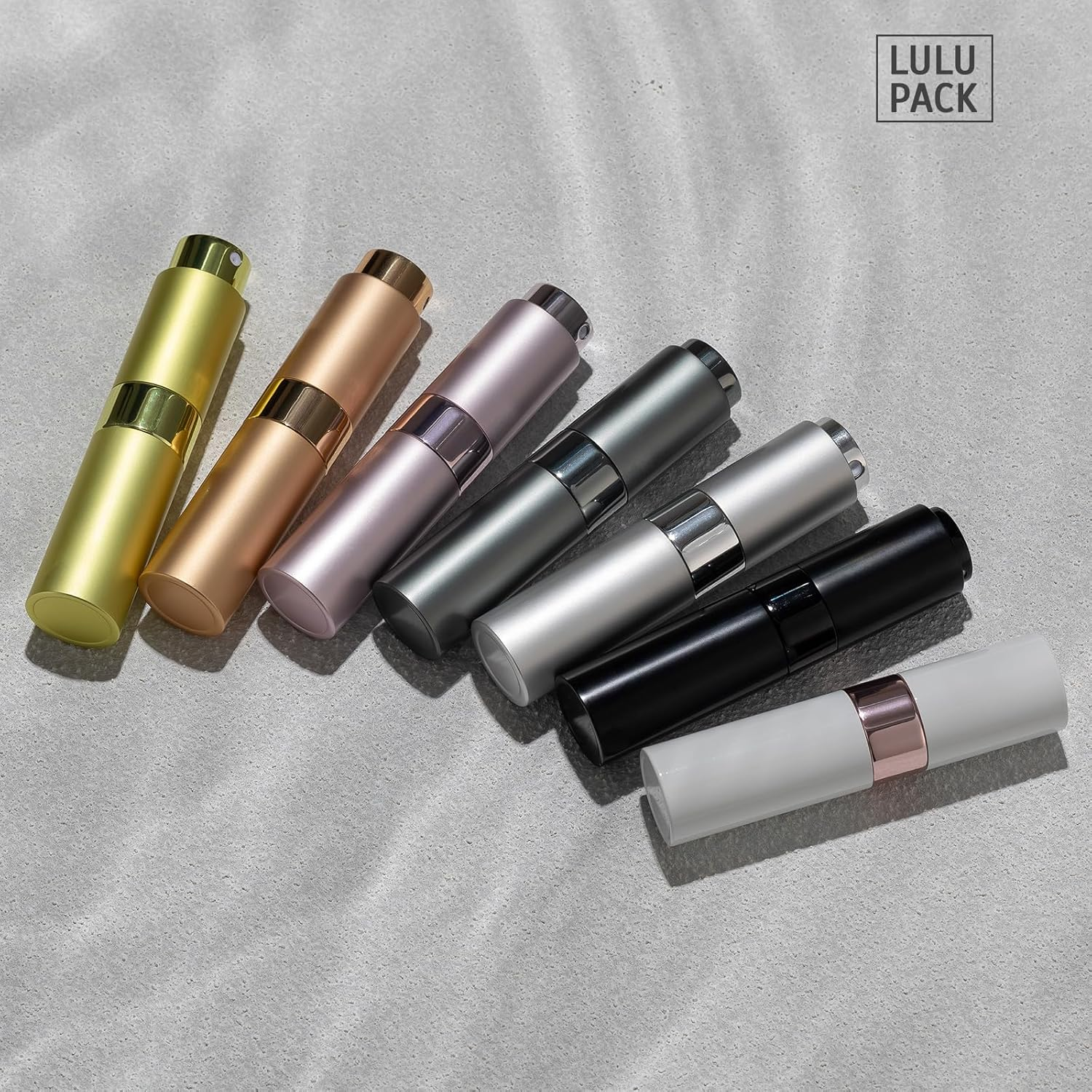 Lulupack Travel Perfume Bottle Refillable - Cologne Spray Atomizer Mini - Small Travel Size Empty Sprayer for Refill Sample Container - Portable Fragrance Decant Dispenser for Women Men 10Ml 3PCS Gold image number 3