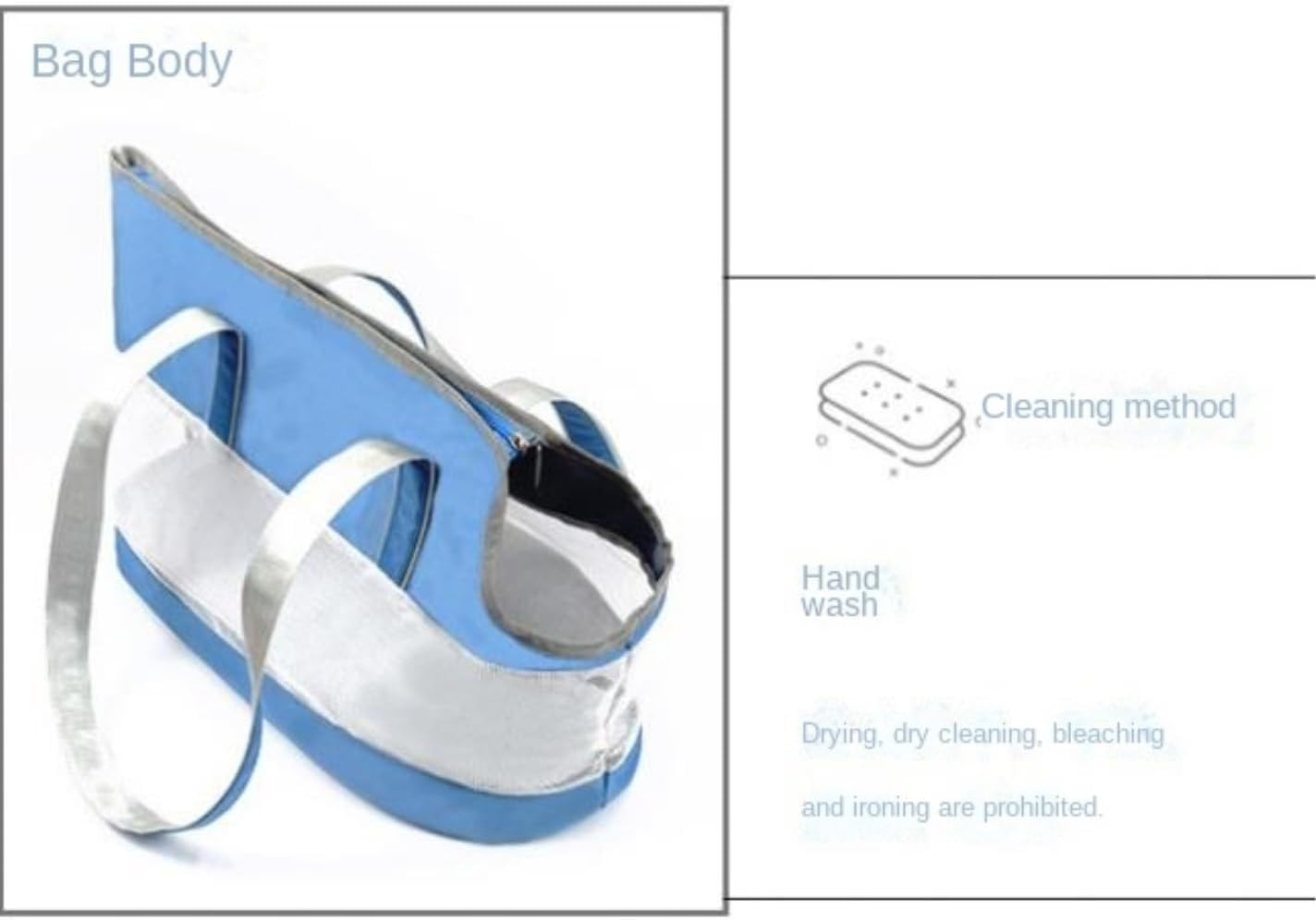 Cat Bag Dog Carrier Pet Carrier Summer Cat Bag Pet Carrier Outdoor Pet Bag Backpack Travel Hiking Carrier Pet Handheld Cat Carrier Pet Bag Carrier(Color:Pink) - Blue image number 5