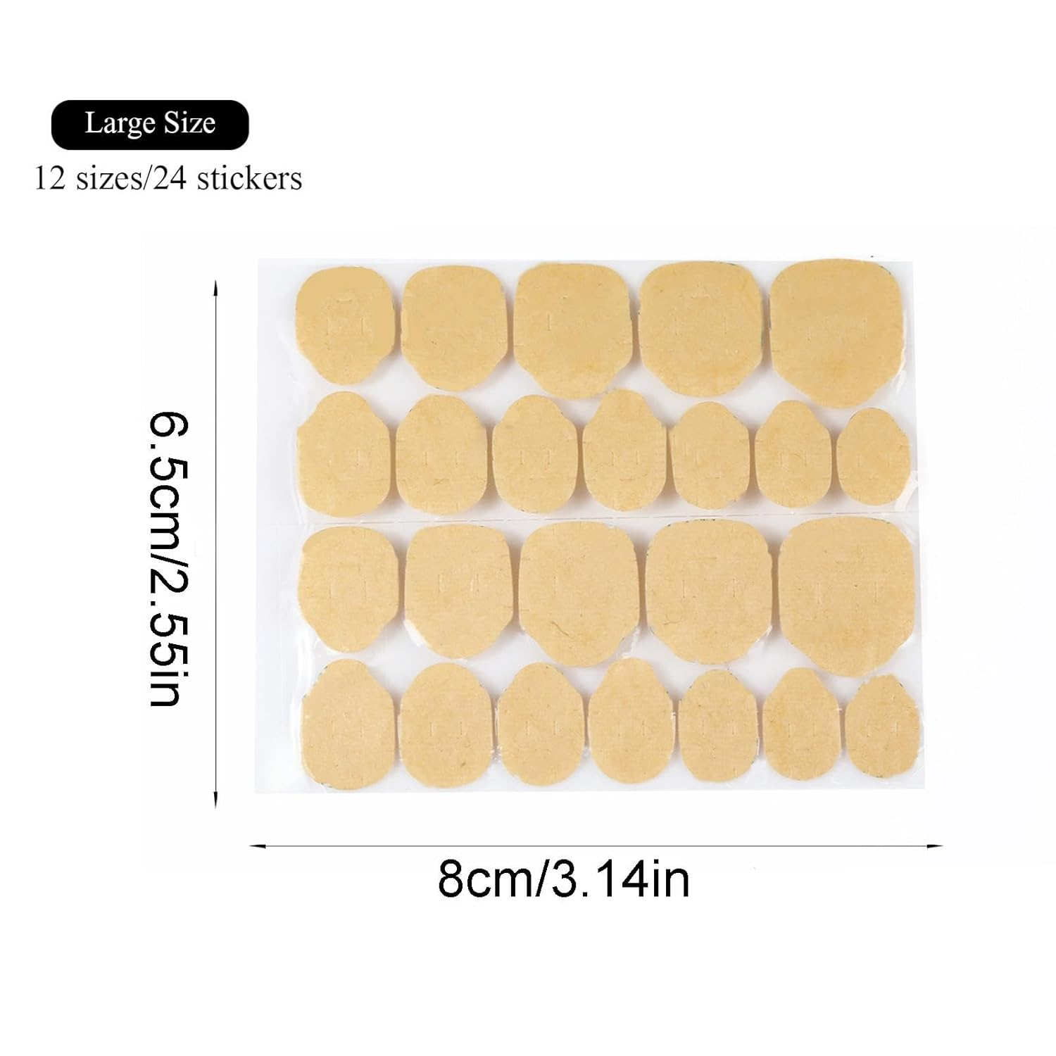 Nail Adhesive for Press on Nails - (1 Sheet) Jelly Sticky Tabs for Nails - Long Lasting Press on Nail Stickers, Nail Glue Tabs for False Nail Tips image number 5