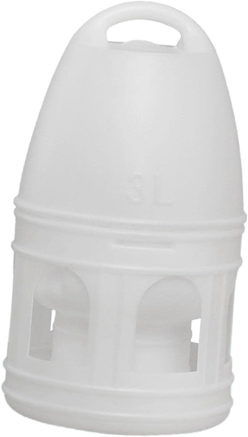Wyhqgn Bird Water Drinker, Parakeet, Pigeon, Parrot, Duck, Chicken, Pigeon, Water Dispenser, Automatic Feeder, Large Capacity Drinker And, White 5L