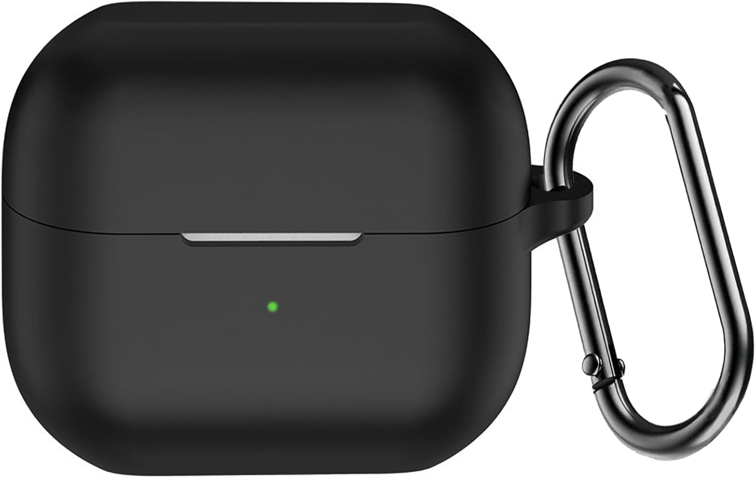 USTIYA Case for Samsung Galaxy Buds 3 Fe/Buds 3/3 Pro Protection Cover Full-Body Soft Silicone with Keychain Headphone Accessories (Black)