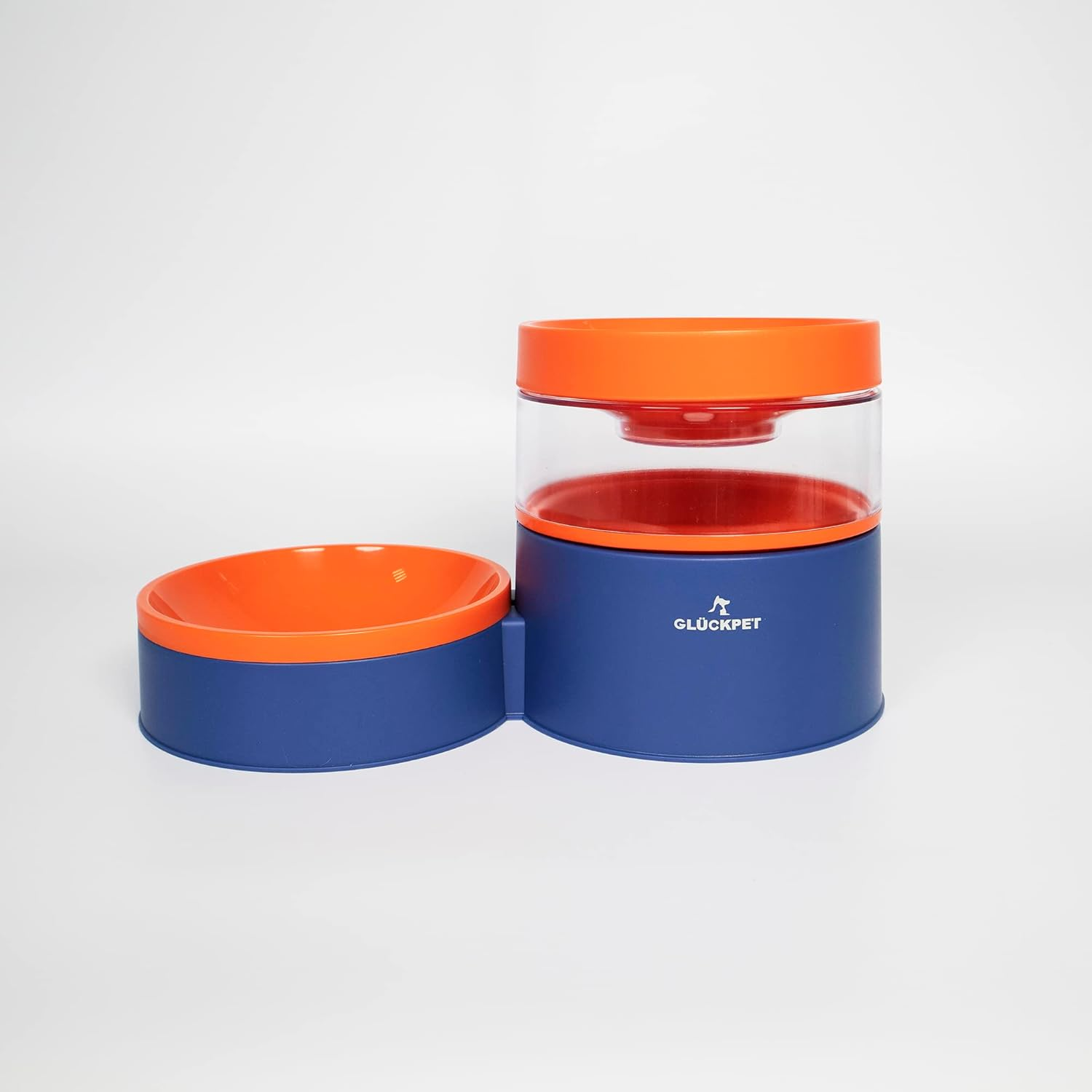 Cat Bowl with Water Dispenser, Blue, 2 in 1, 1 L image number 2