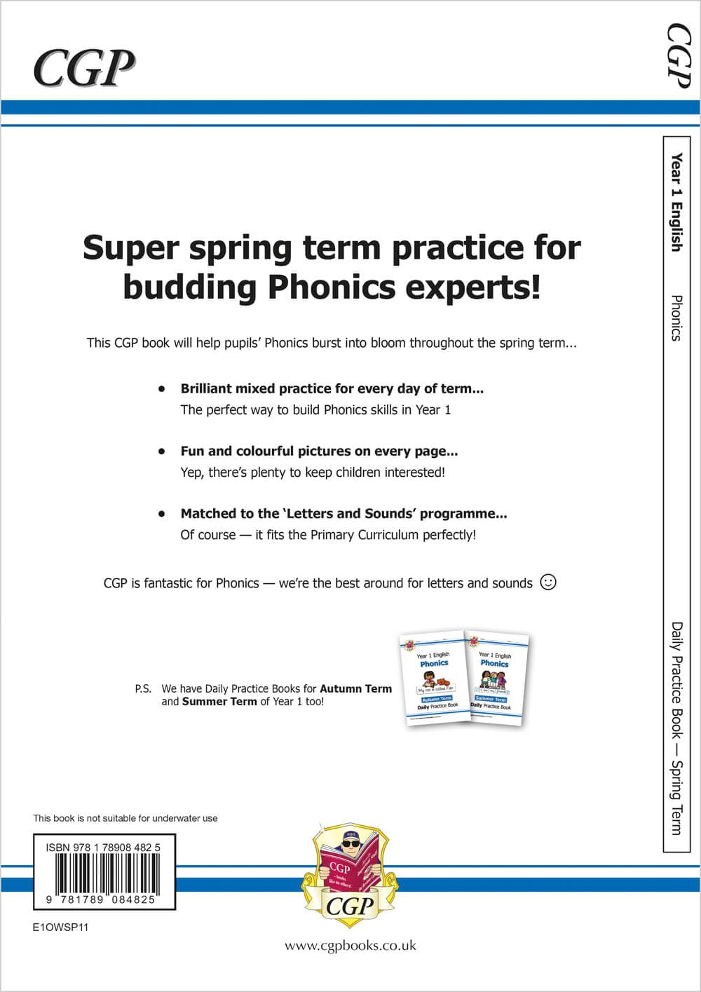 KS1 Phonics Year 1 Daily Practice Book: Spring Term